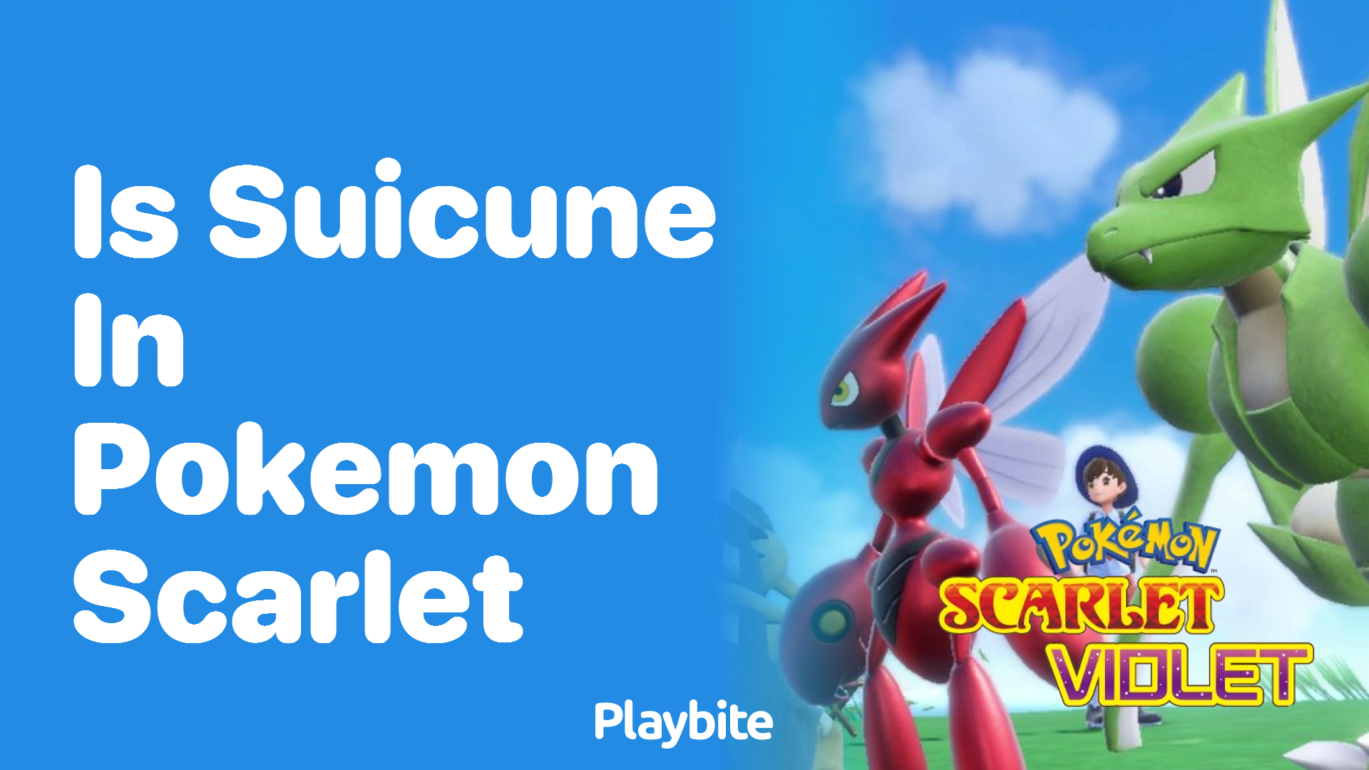 Is Suicune in Pokemon Scarlet?