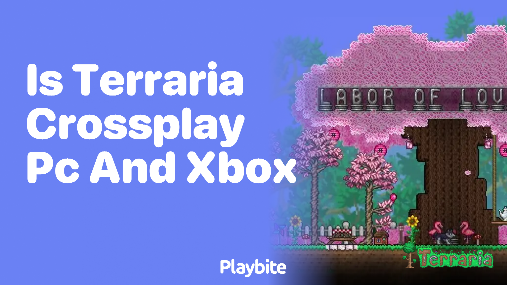 Is Terraria crossplay between PC and Xbox?