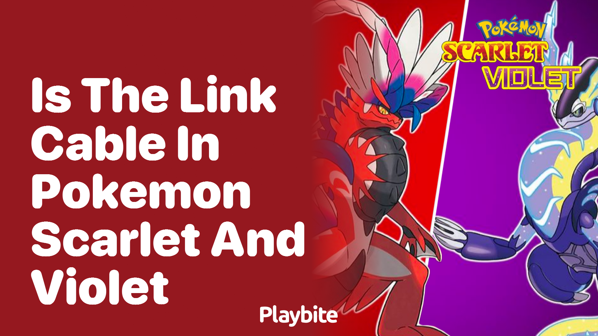 Is there a Link Cable in Pokemon Scarlet and Violet?