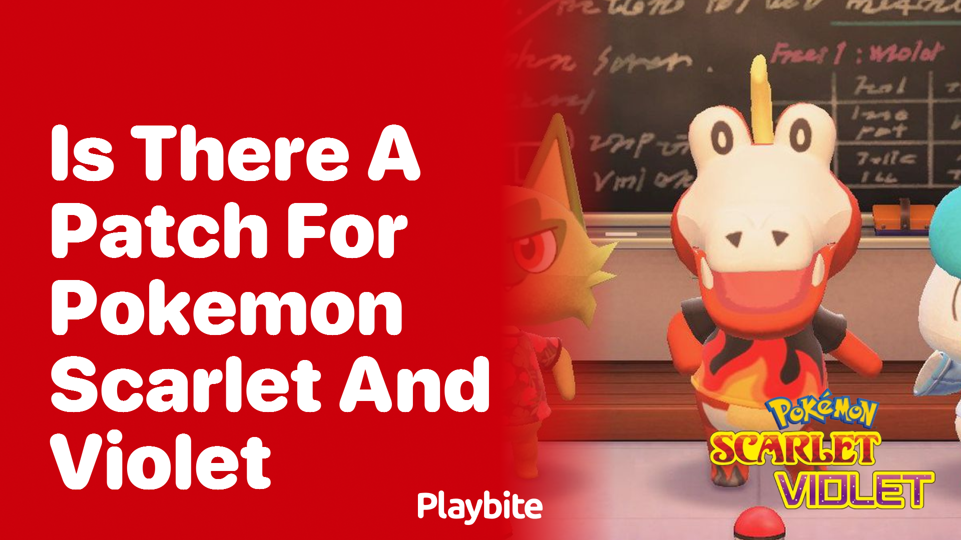 Is there a patch for Pokemon Scarlet and Violet?