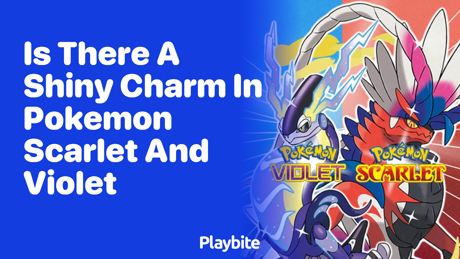 Is there a Shiny Charm in Pokemon Scarlet and Violet?