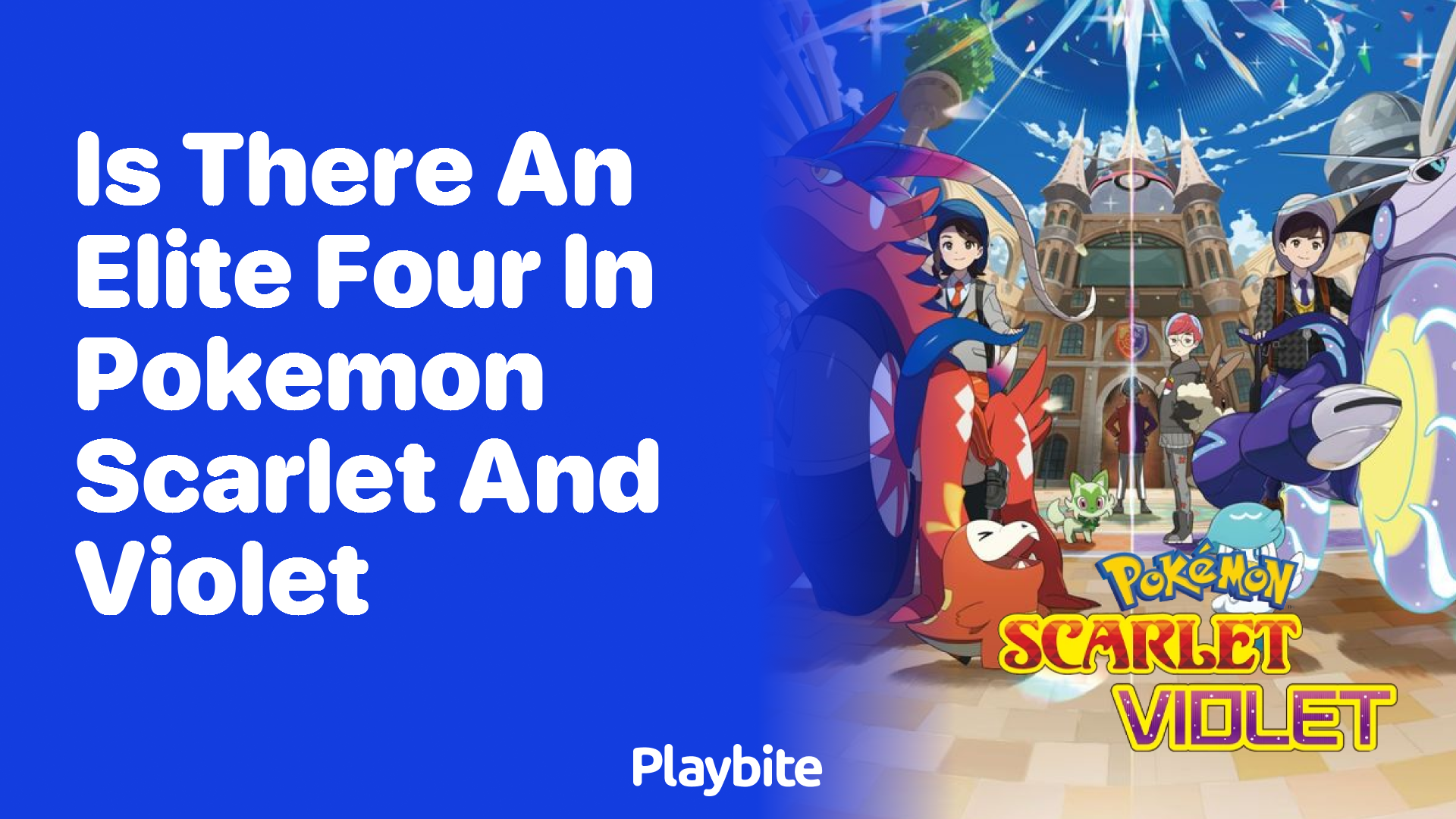 Is there an Elite Four in Pokemon Scarlet and Violet?