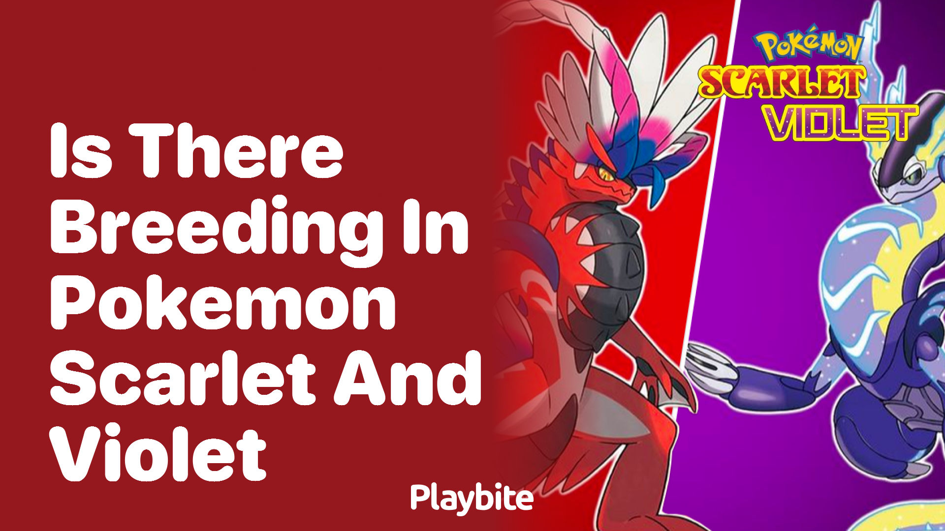 Is there Breeding in Pokemon Scarlet and Violet?