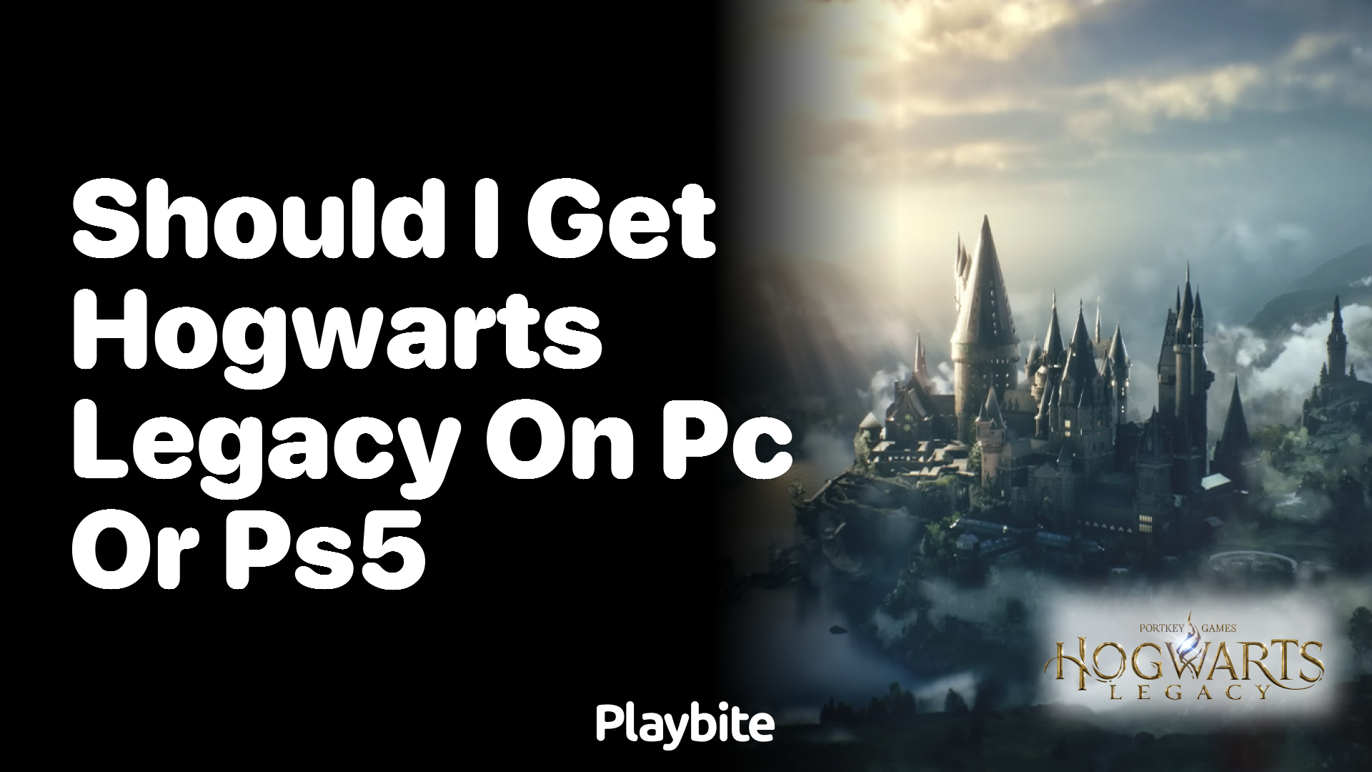 Is it better to get Hogwarts on PC or PS5?