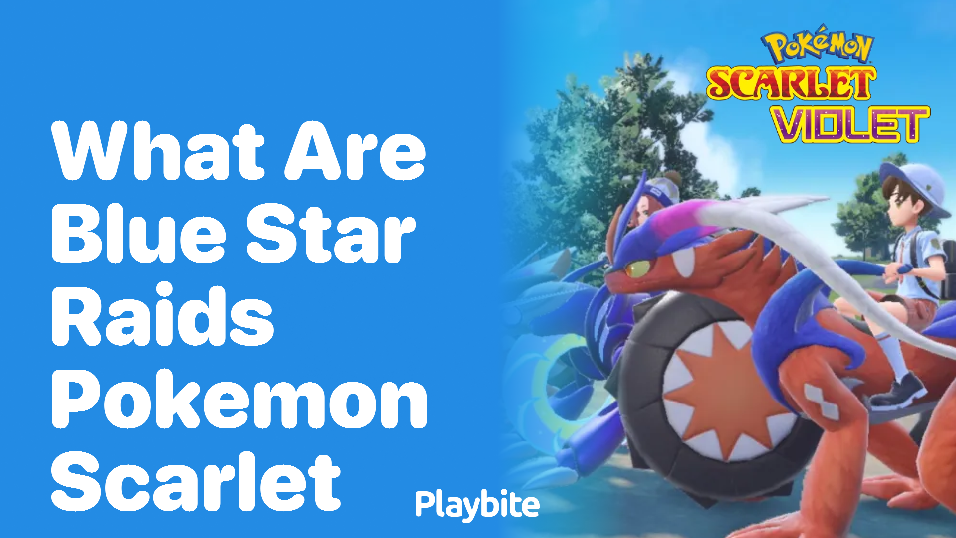 What are Blue Star Raids in Pokemon Scarlet?