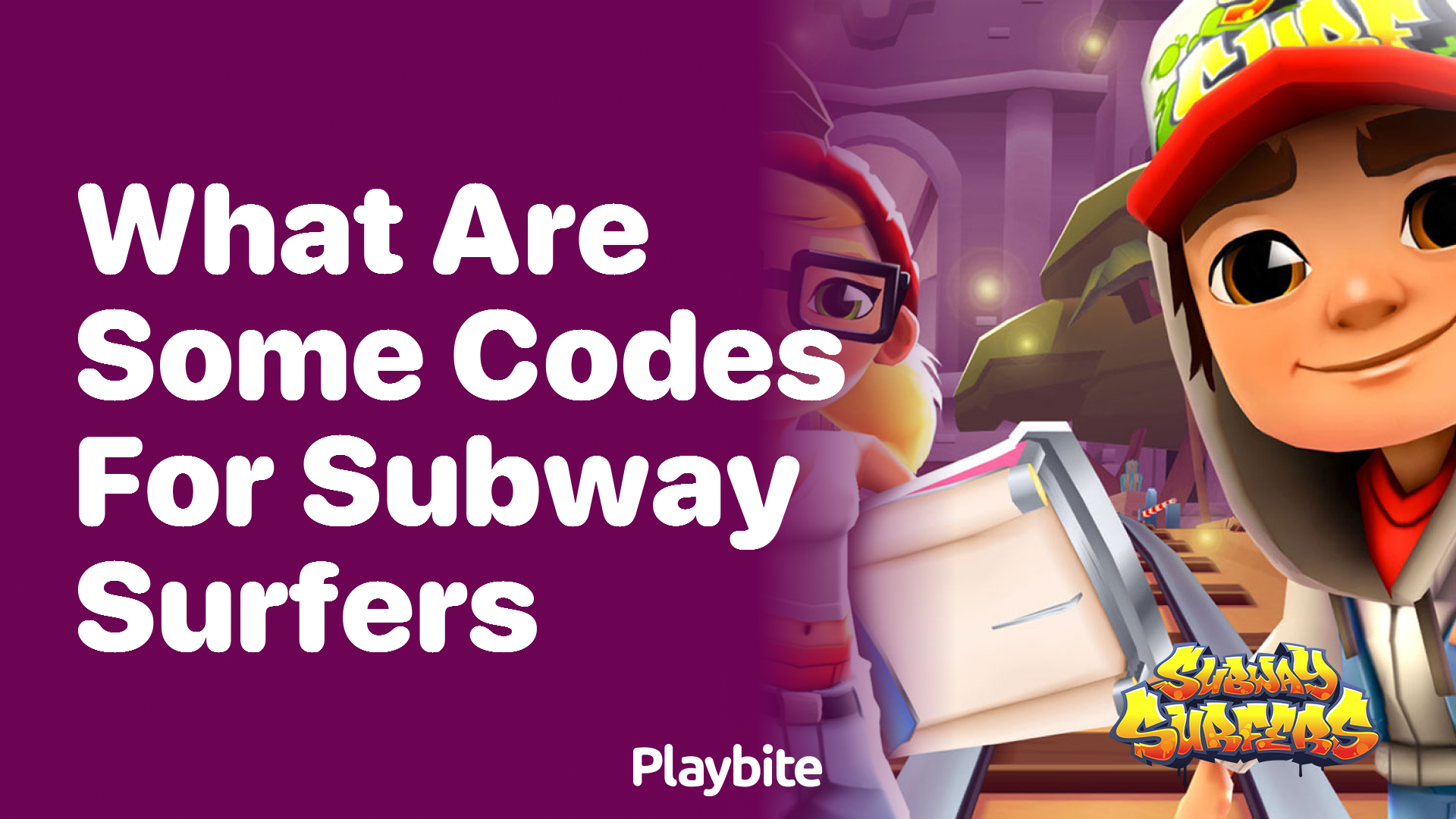 What are some codes for Subway Surfers?