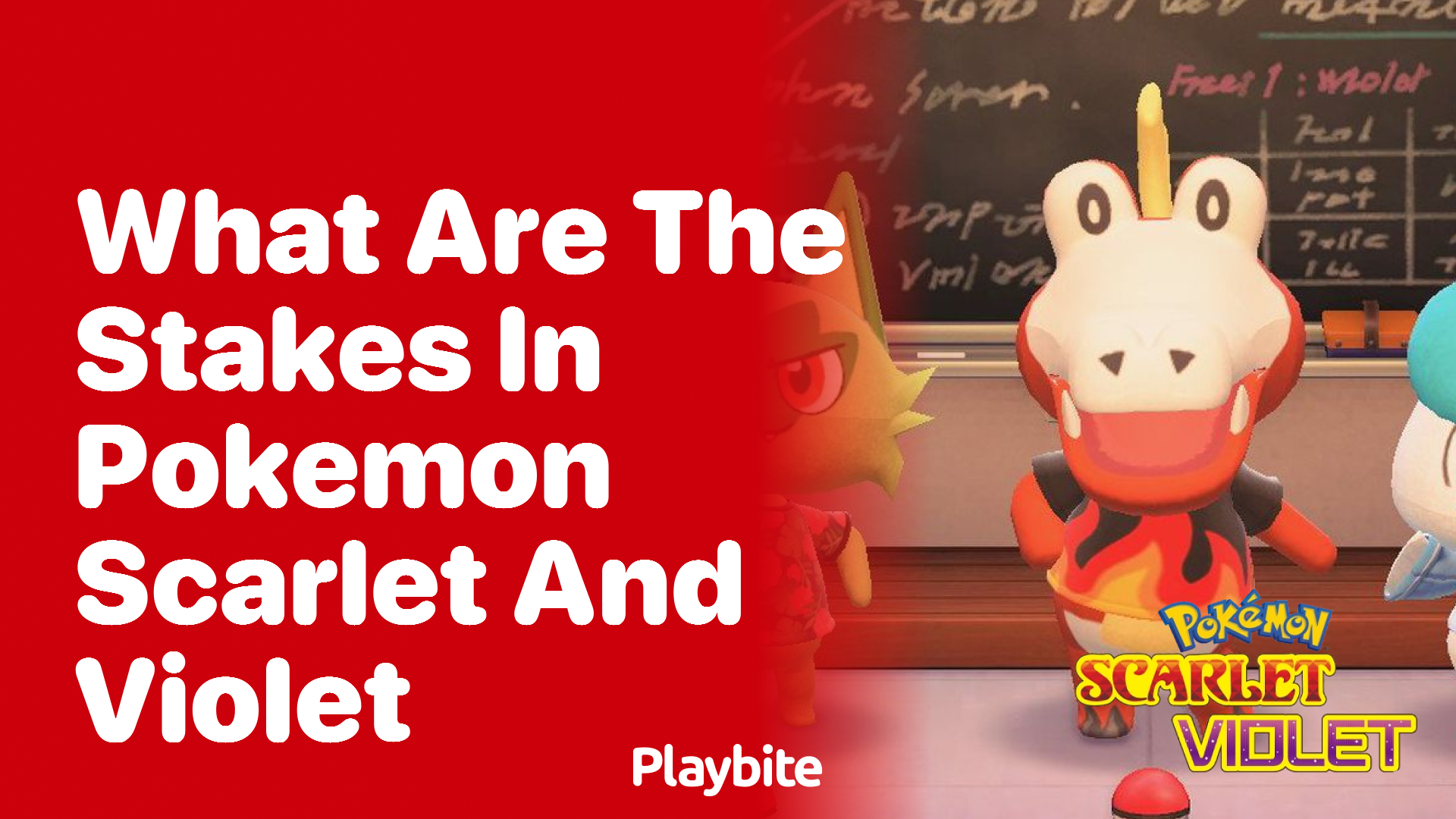 What are the stakes in Pokemon Scarlet and Violet?