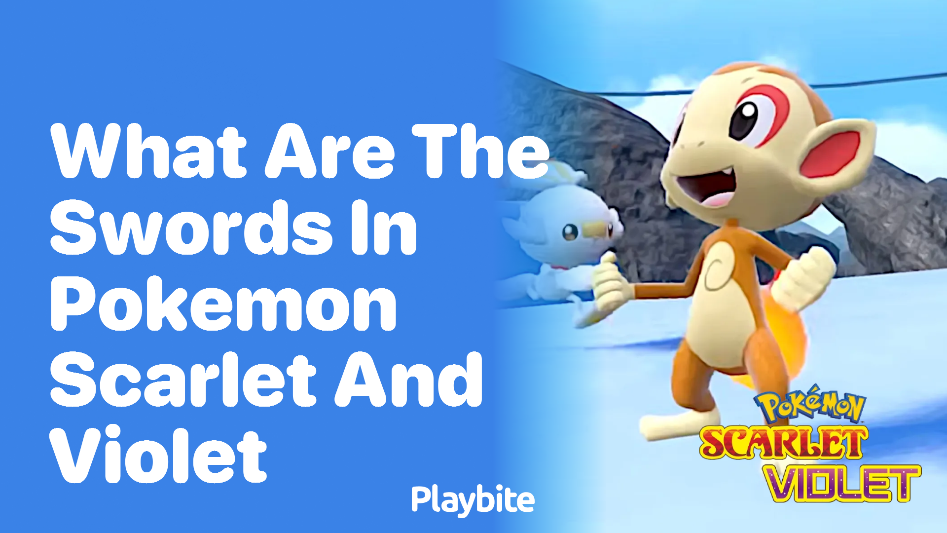 What are the swords in Pokemon Scarlet and Violet?