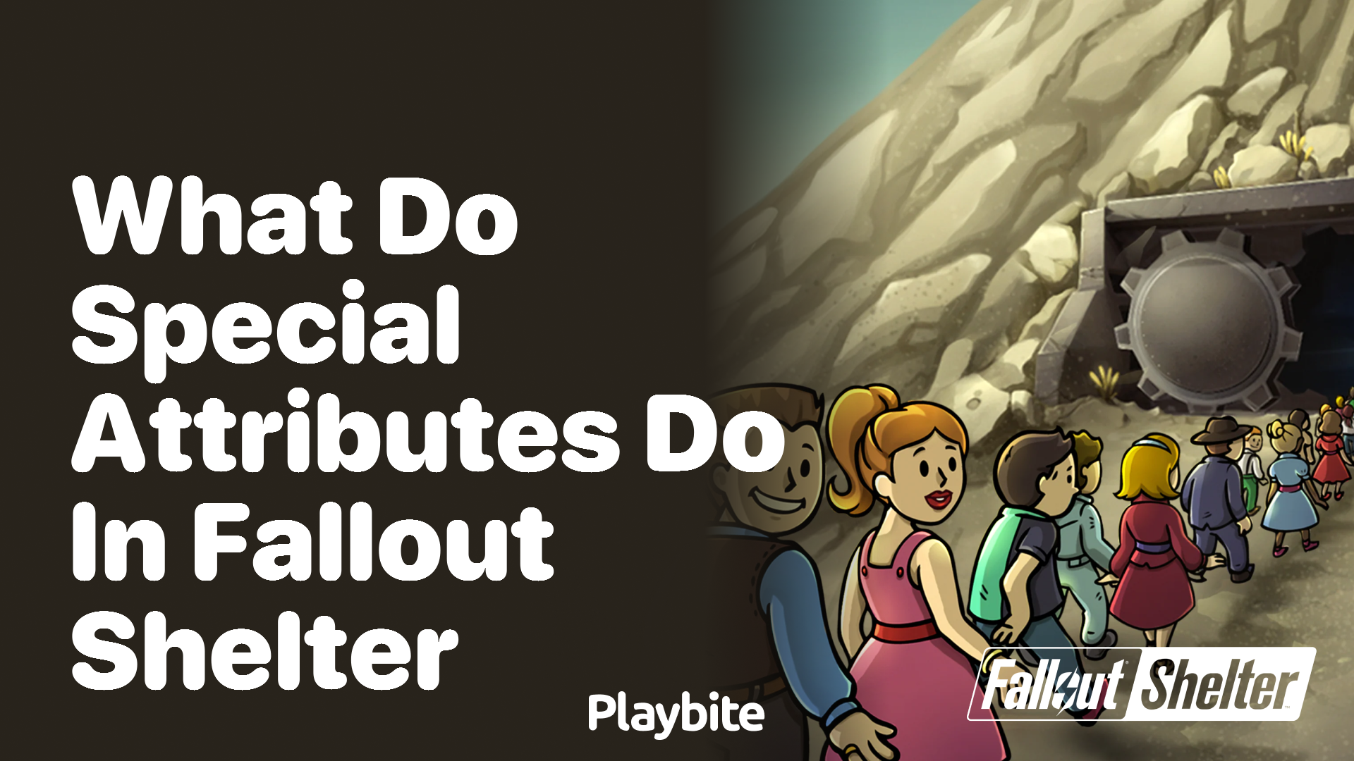 What do S.P.E.C.I.A.L attributes do in Fallout Shelter?