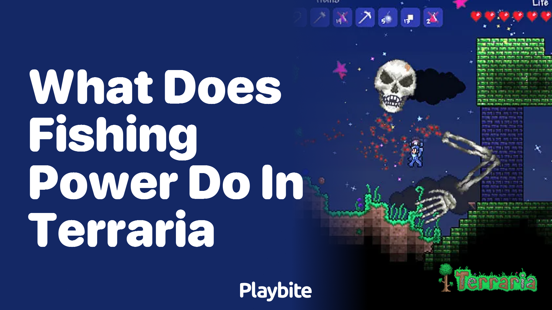 What does Fishing Power do in Terraria?