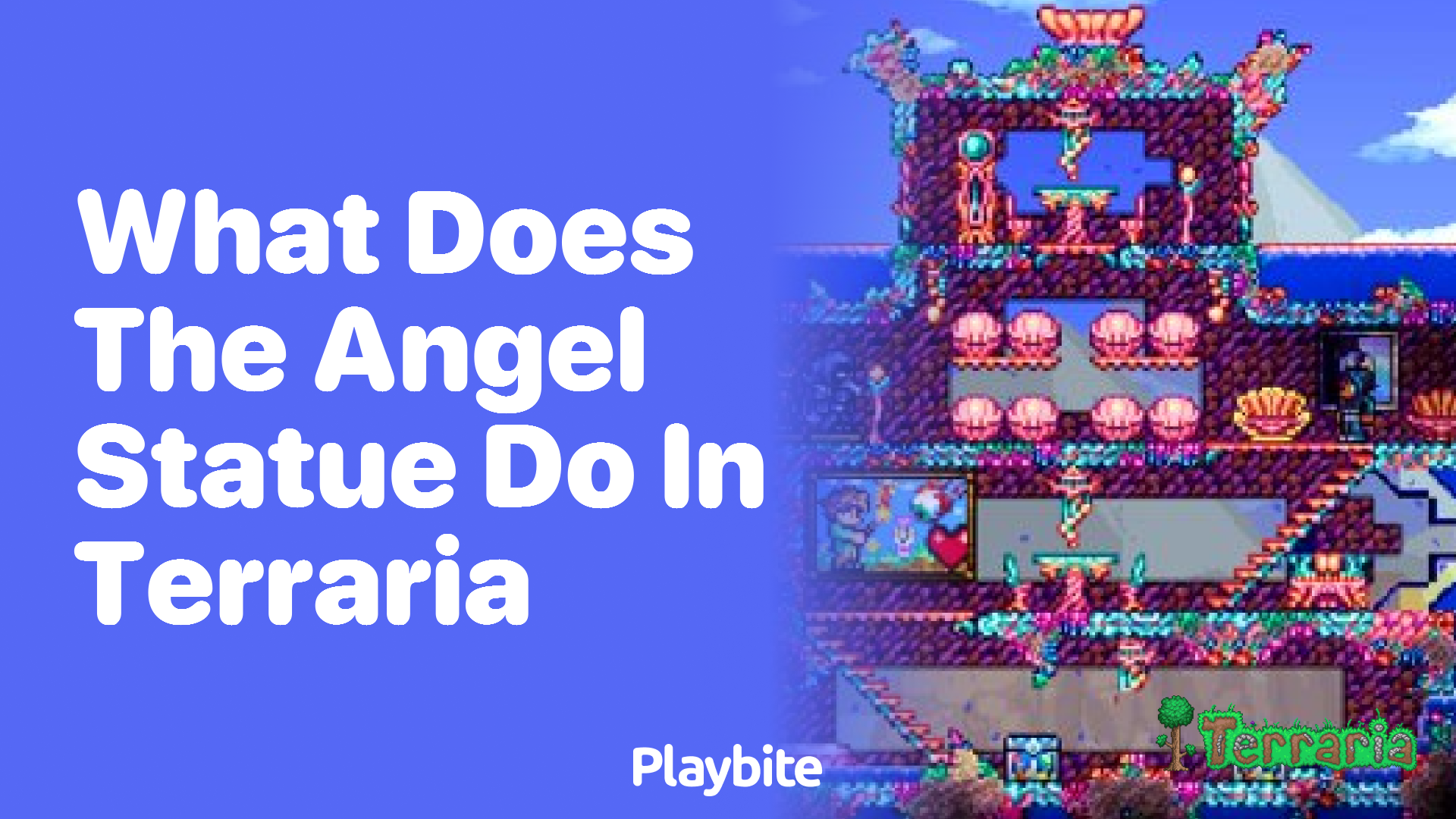 What does the Angel Statue do in Terraria?