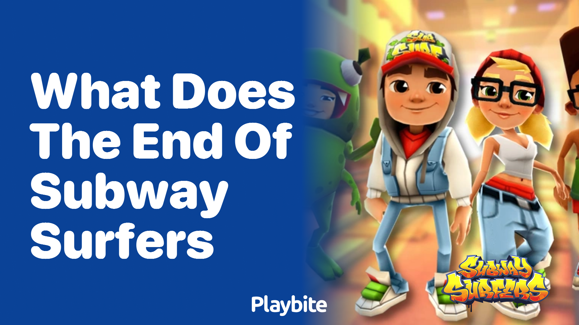 What does the end of Subway Surfers look like?