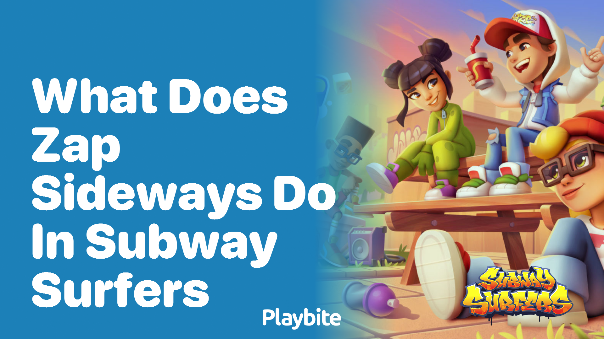 What does &#8216;Zap Sideways&#8217; do in Subway Surfers?