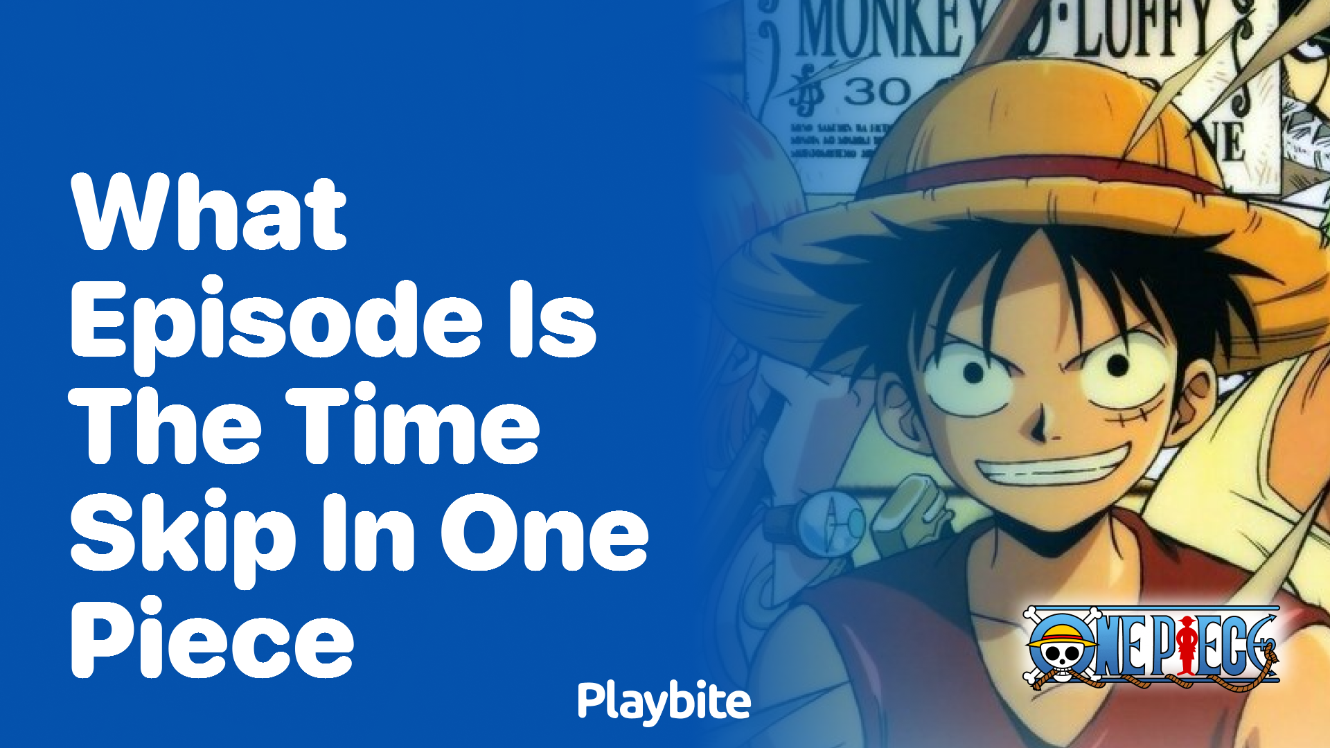 What Episode Does the Time Skip Happen in One Piece? - Playbite