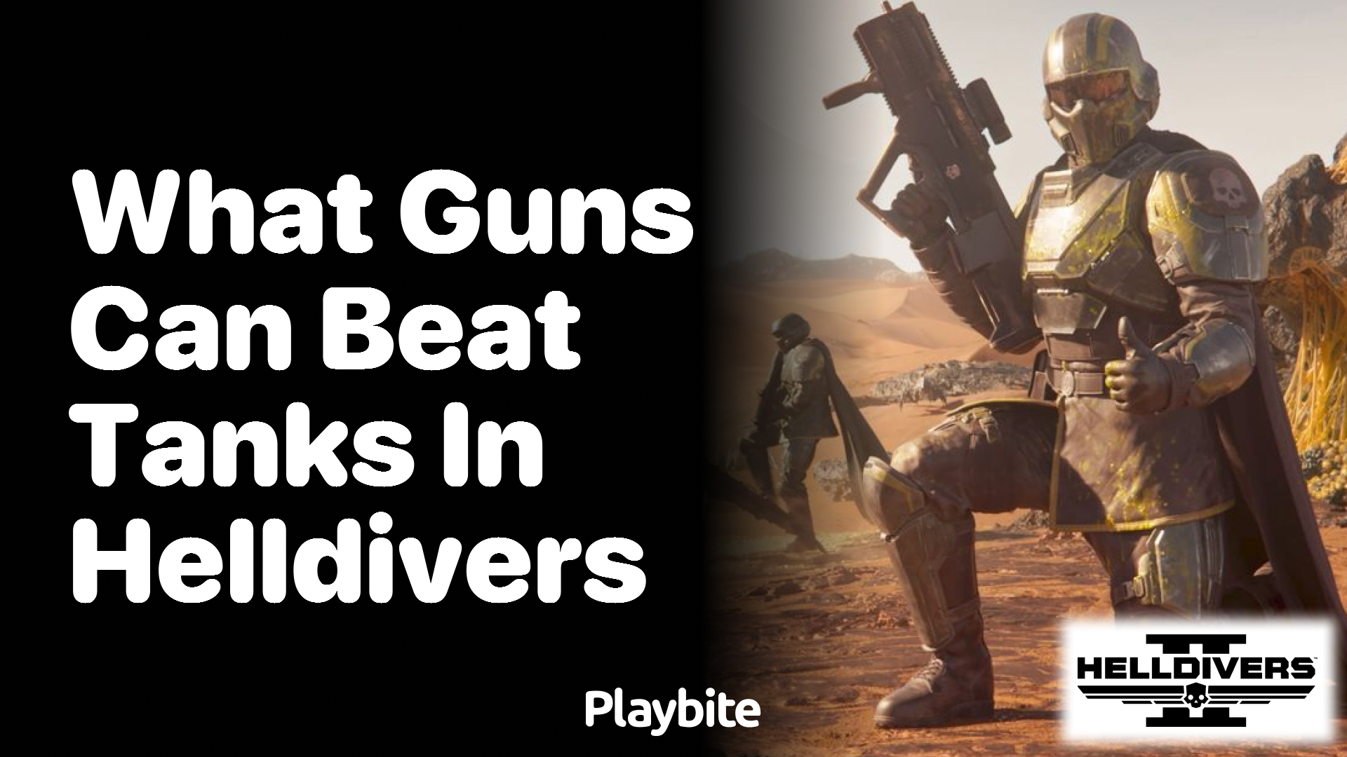 What guns can beat tanks in Helldivers?