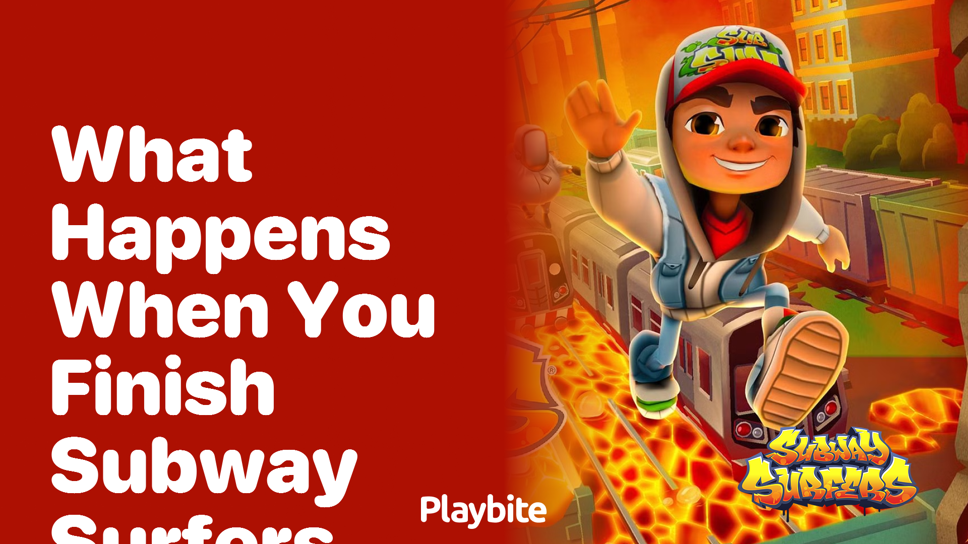 What happens when you finish Subway Surfers?