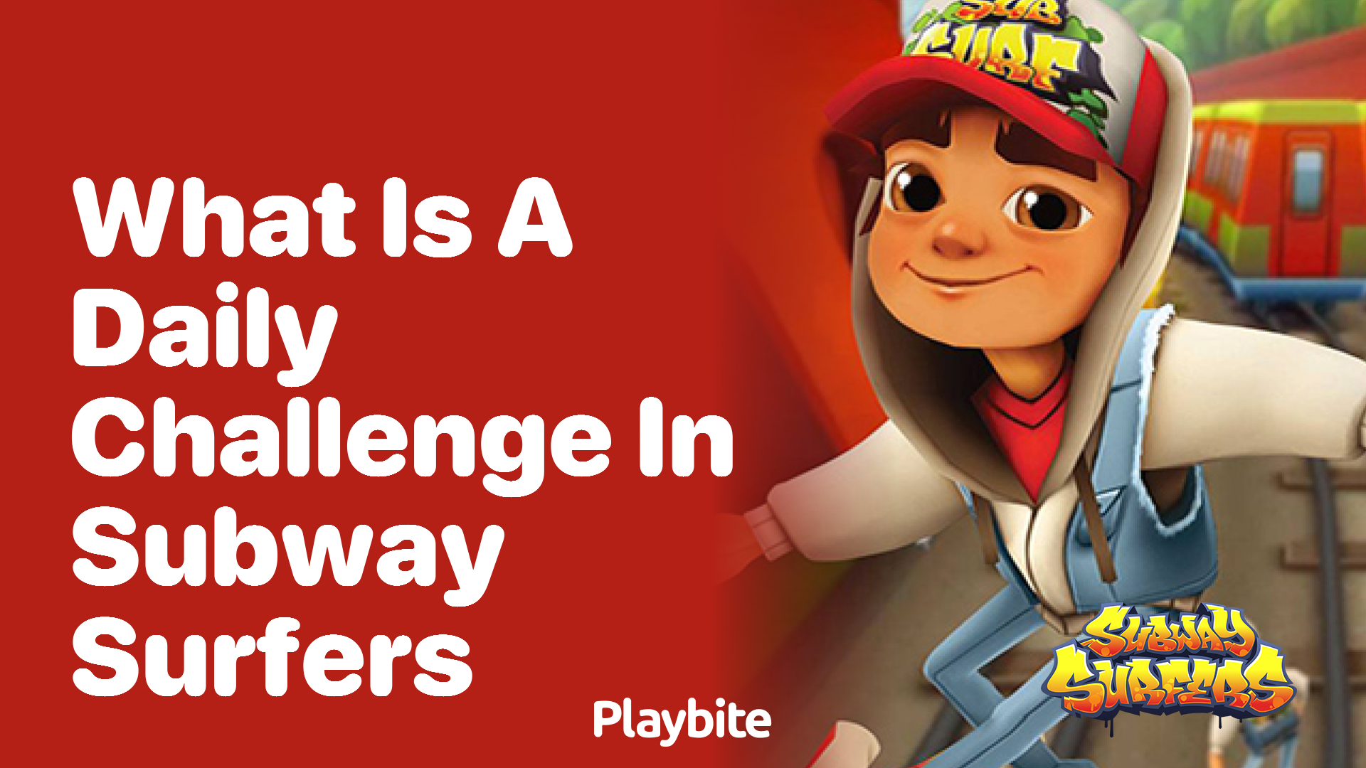 What is a daily challenge in Subway Surfers?