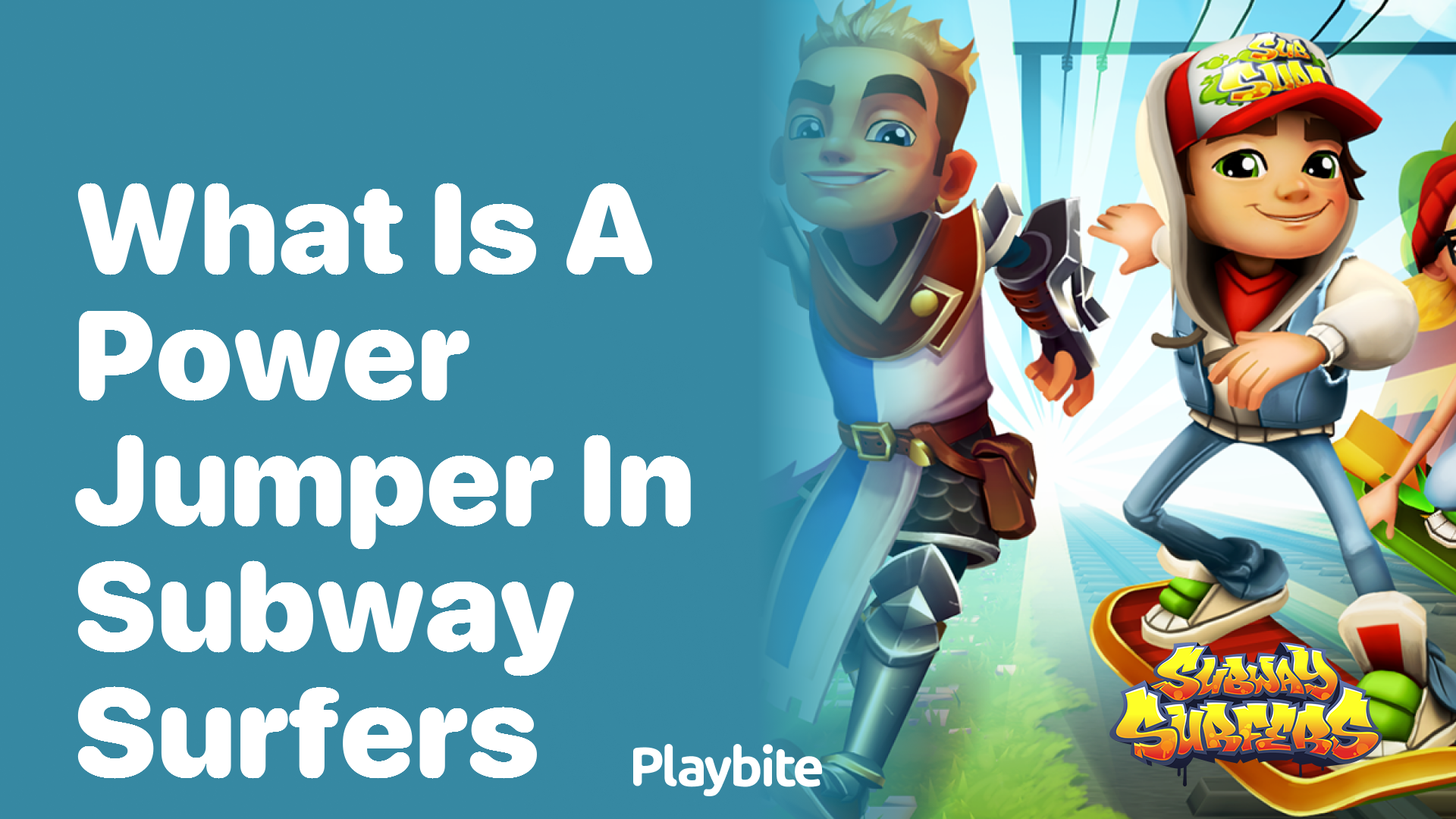 What is a power jumper in Subway Surfers?