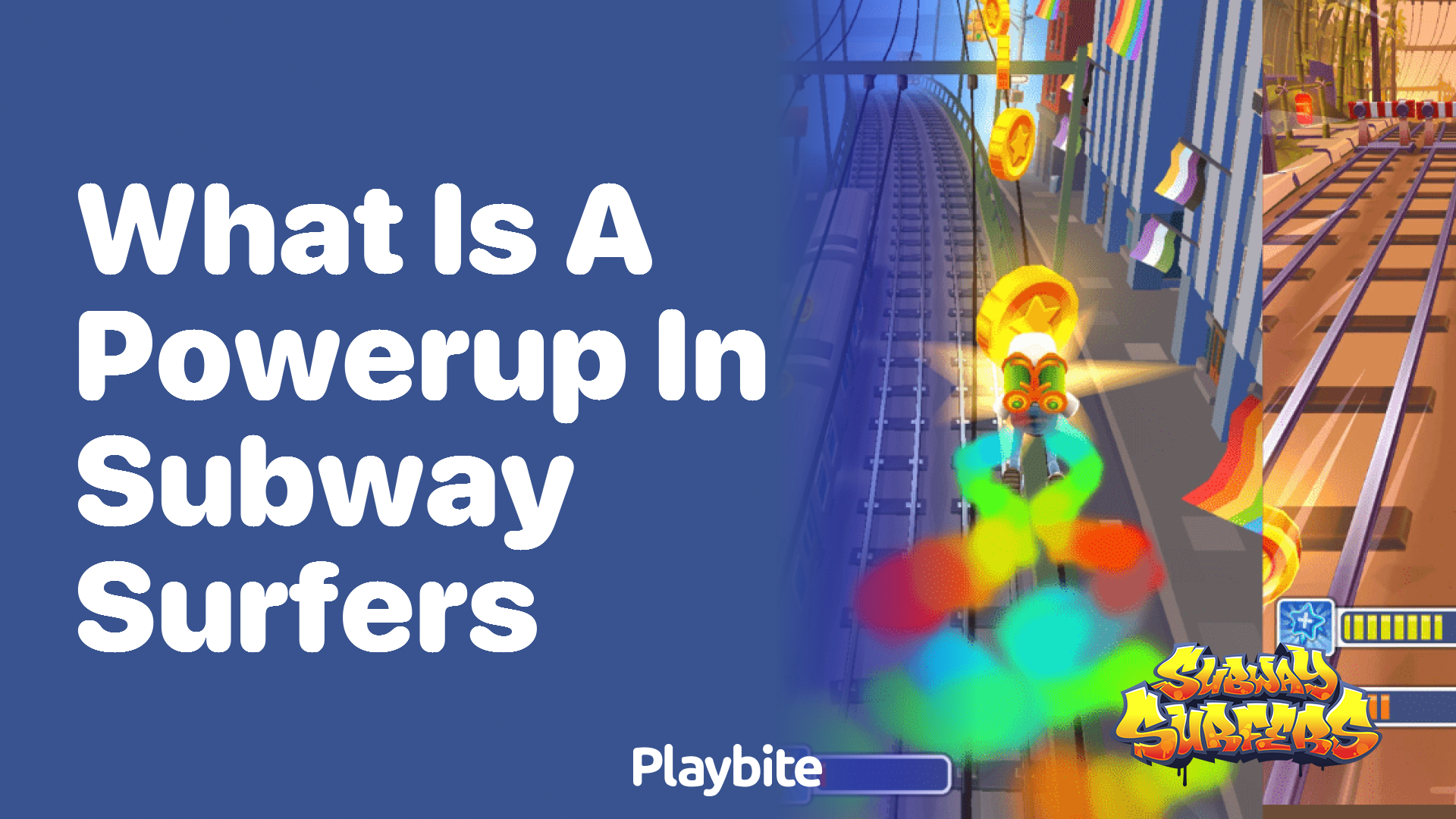 What is a power-up in Subway Surfers?