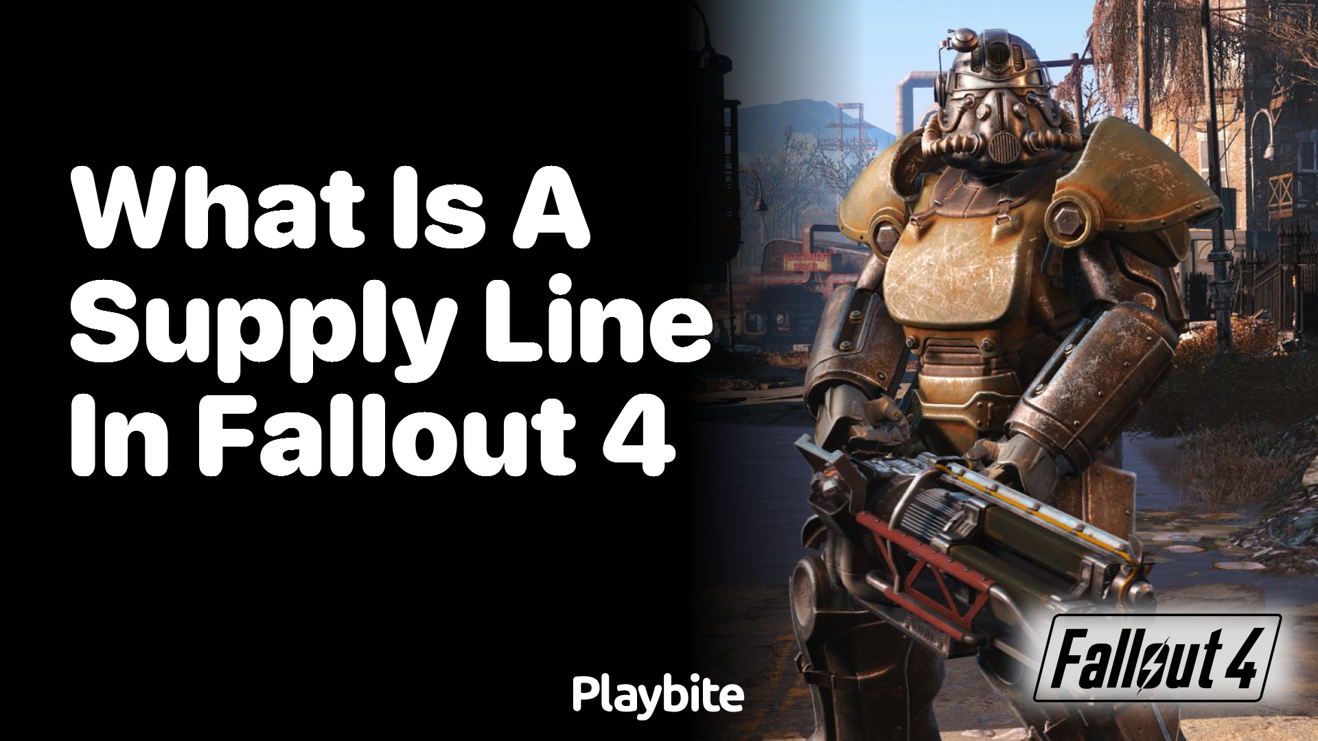 What is a Supply Line in Fallout 4?