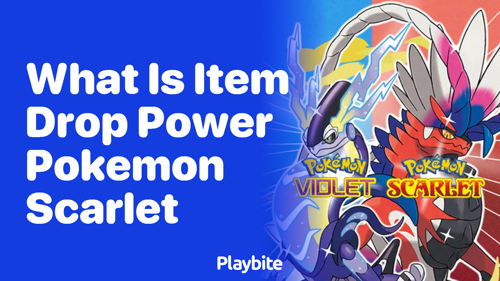 What is Item Drop Power in Pokemon Scarlet?