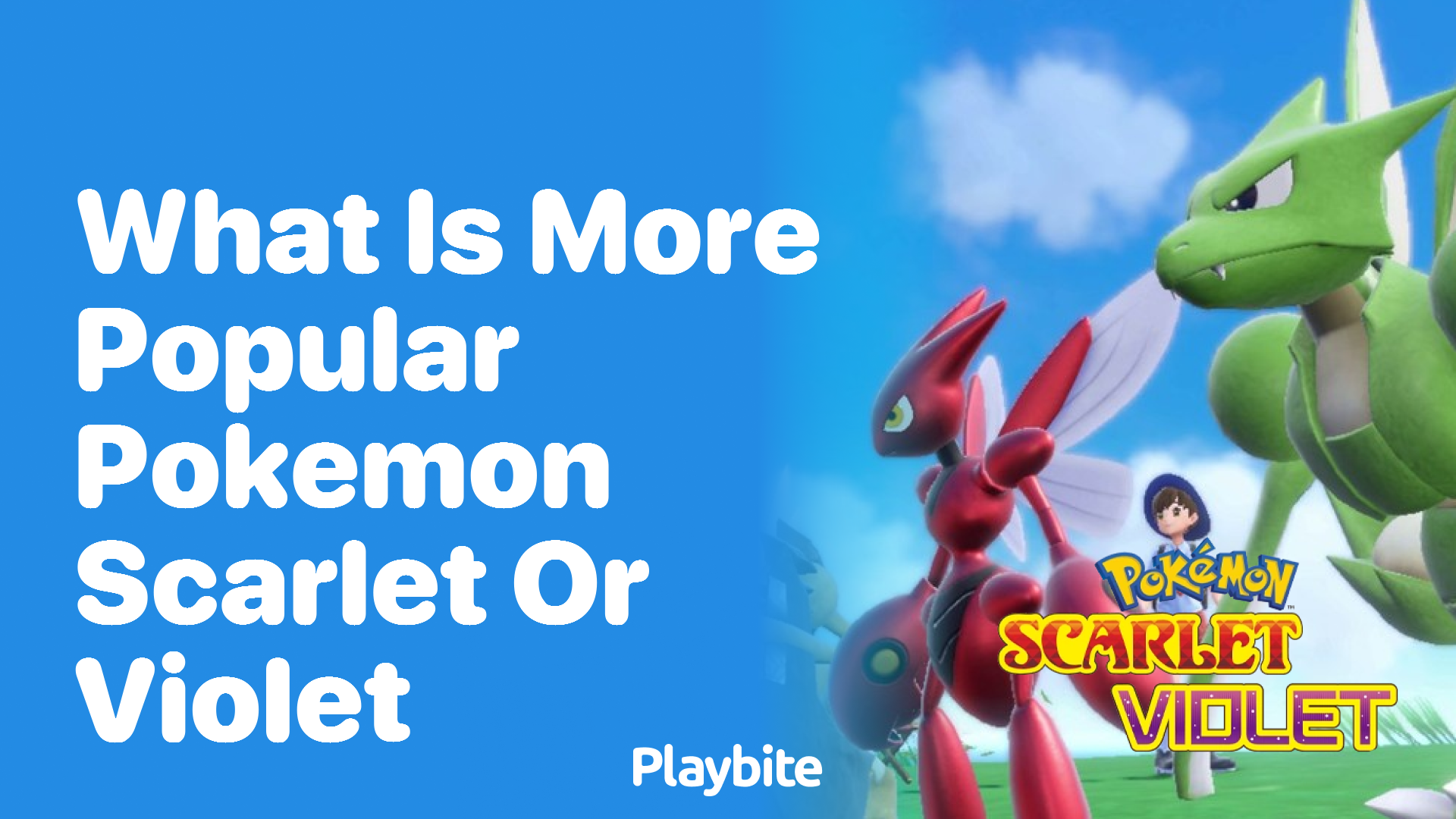 What is more popular, Pokemon Scarlet or Violet?