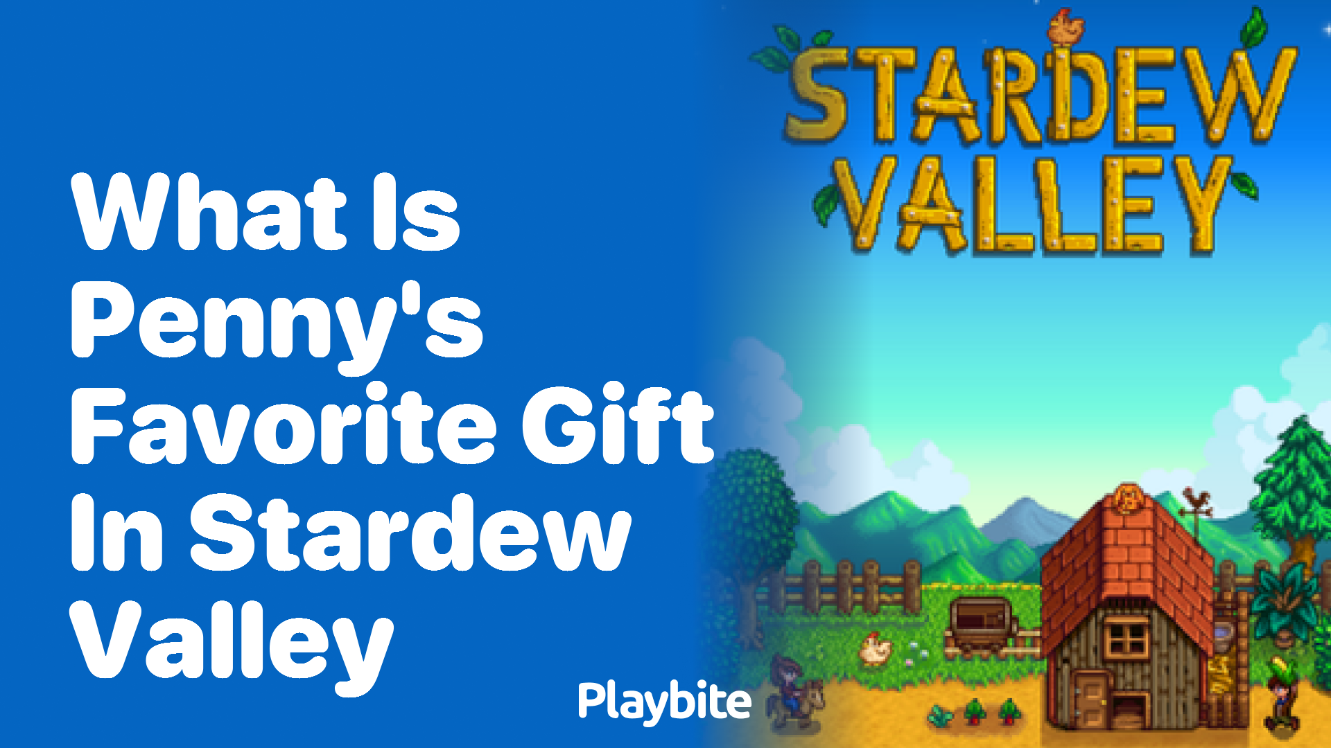 What is Penny&#8217;s favorite gift in Stardew Valley?