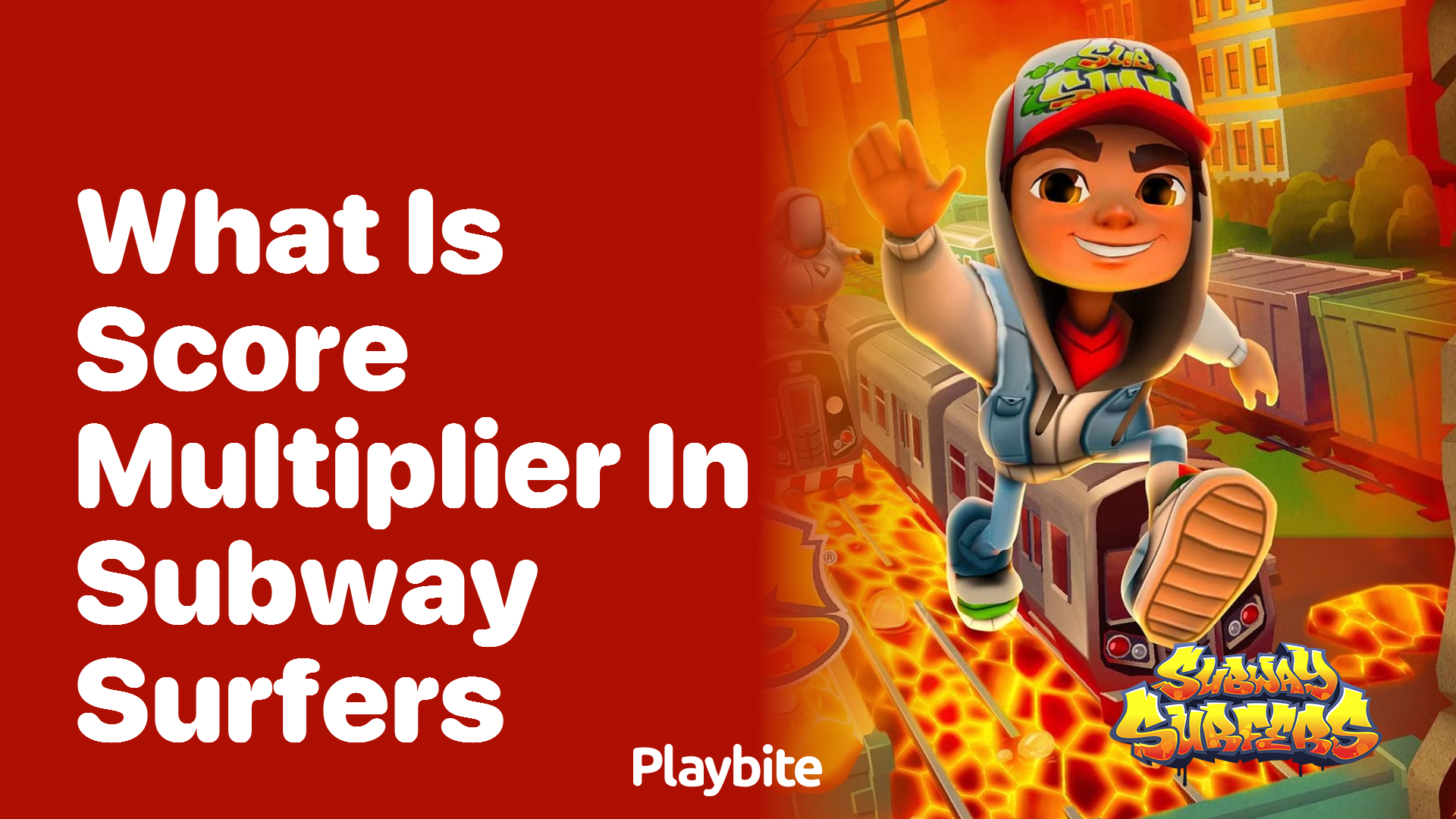 What is the score multiplier in Subway Surfers?