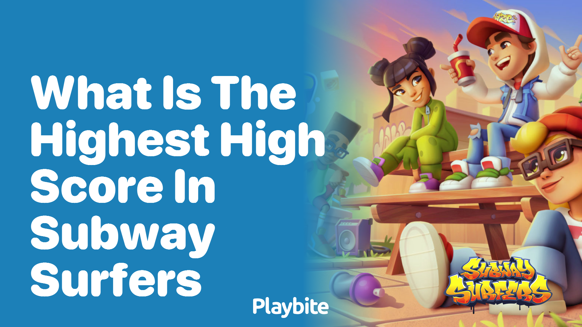 What is the highest high score in Subway Surfers?