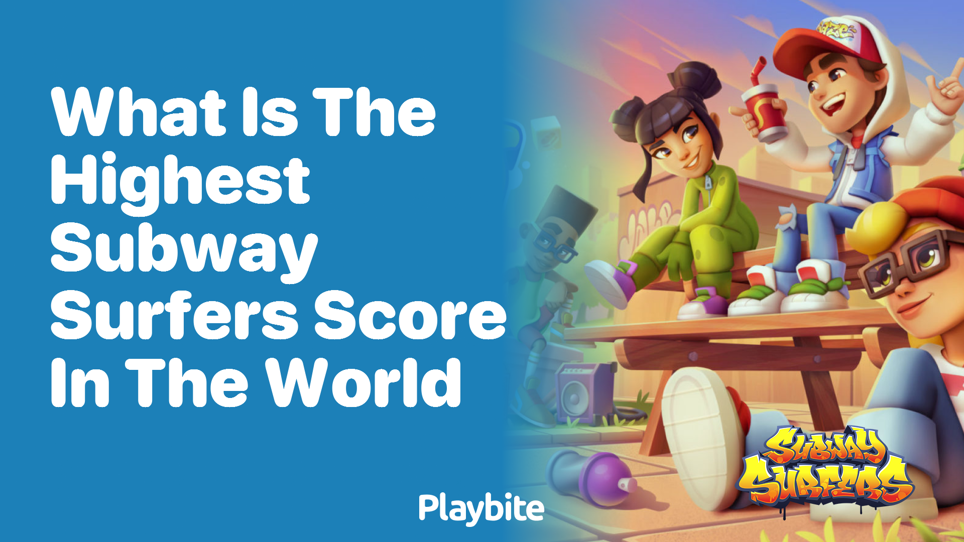 What is the highest Subway Surfers score in the world? - Playbite