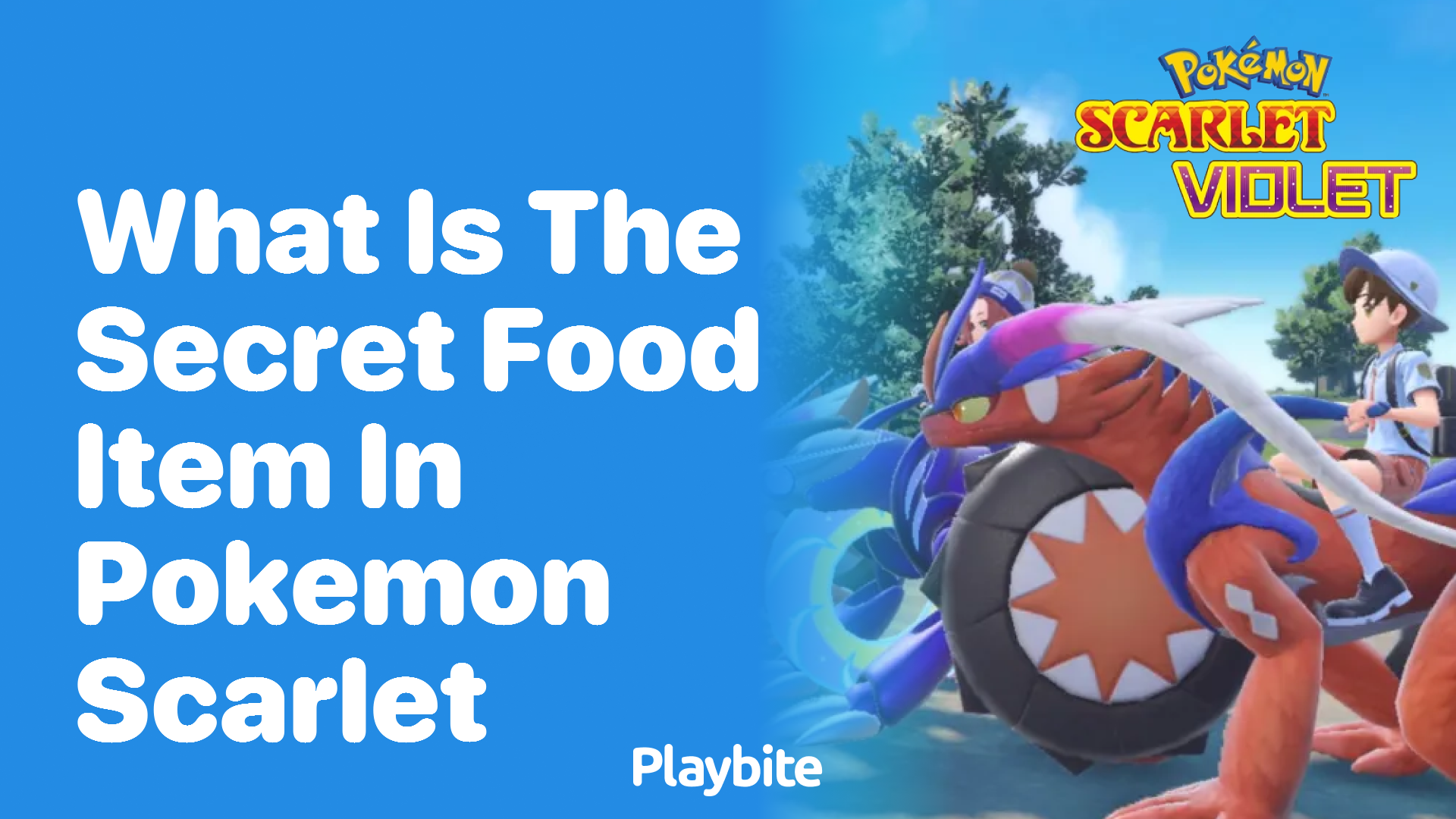 What is the secret food item in Pokemon Scarlet?