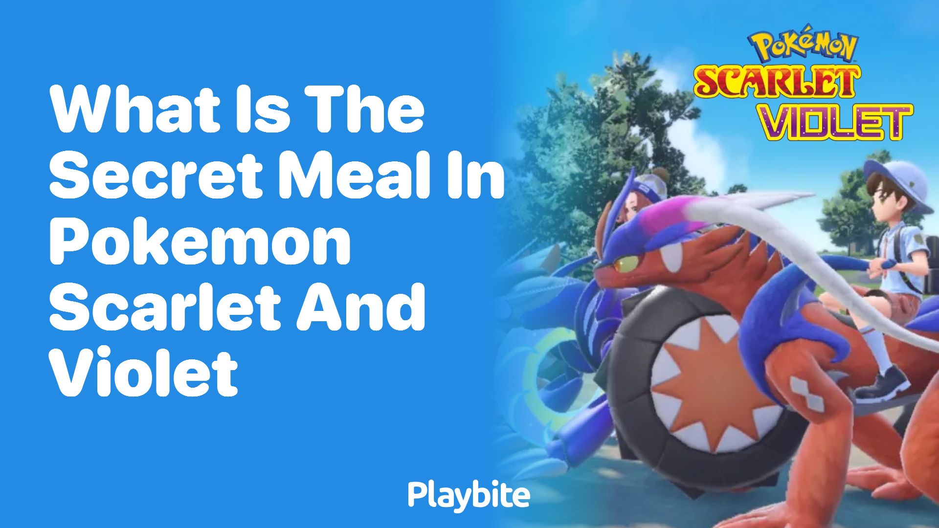 What is the secret meal in Pokémon Scarlet and Violet?