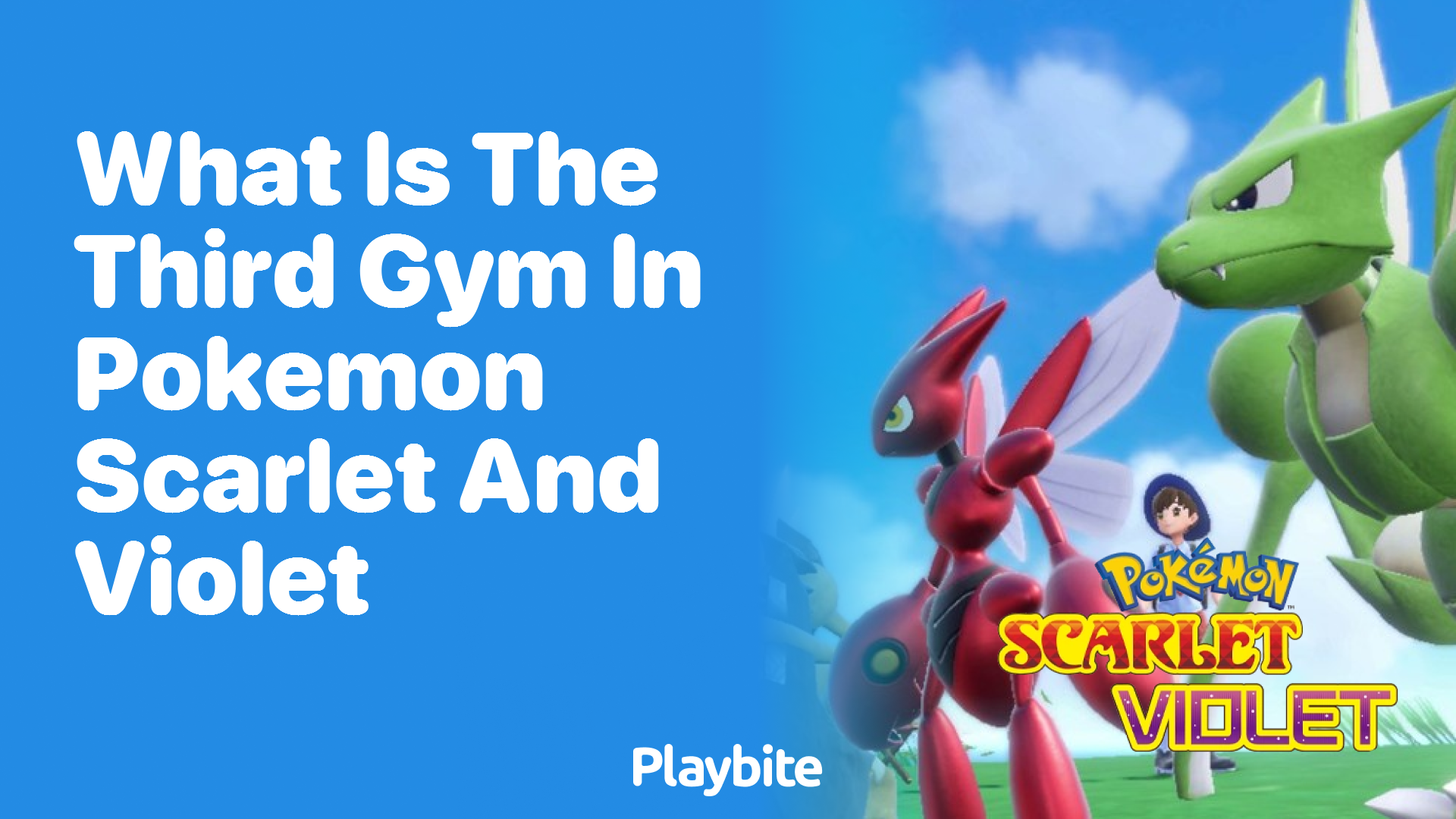 What is the third gym in Pokemon Scarlet and Violet?