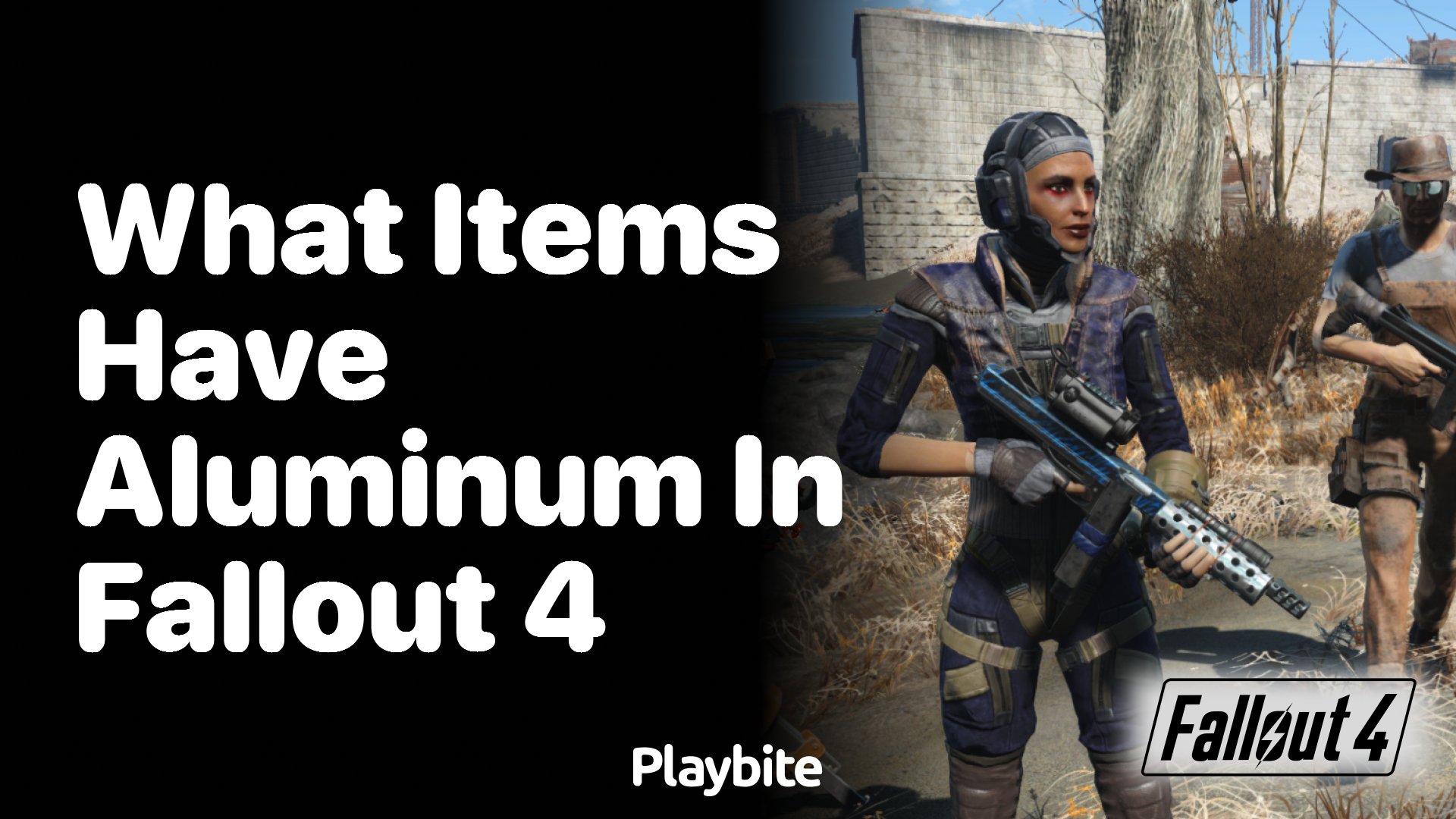 What items have aluminum in Fallout 4?