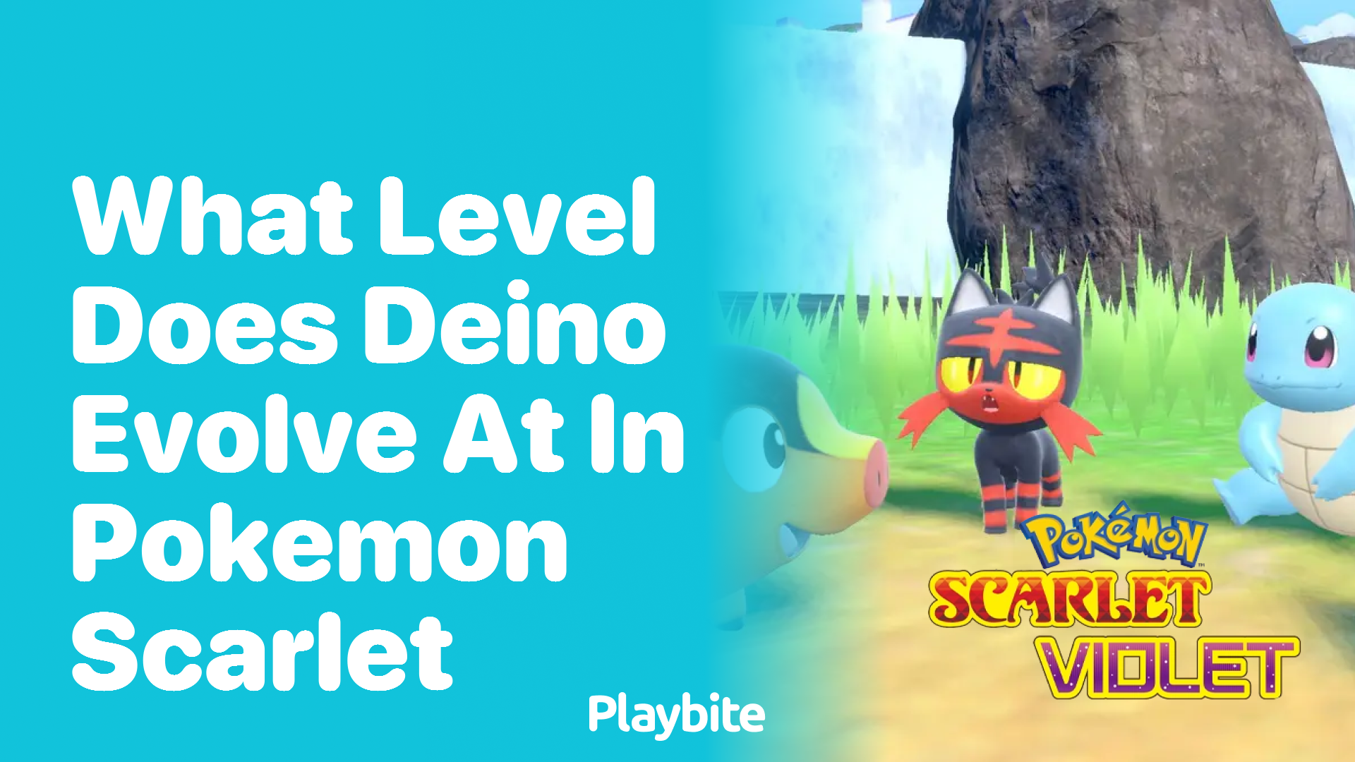 What level does Deino evolve at in Pokemon Scarlet?