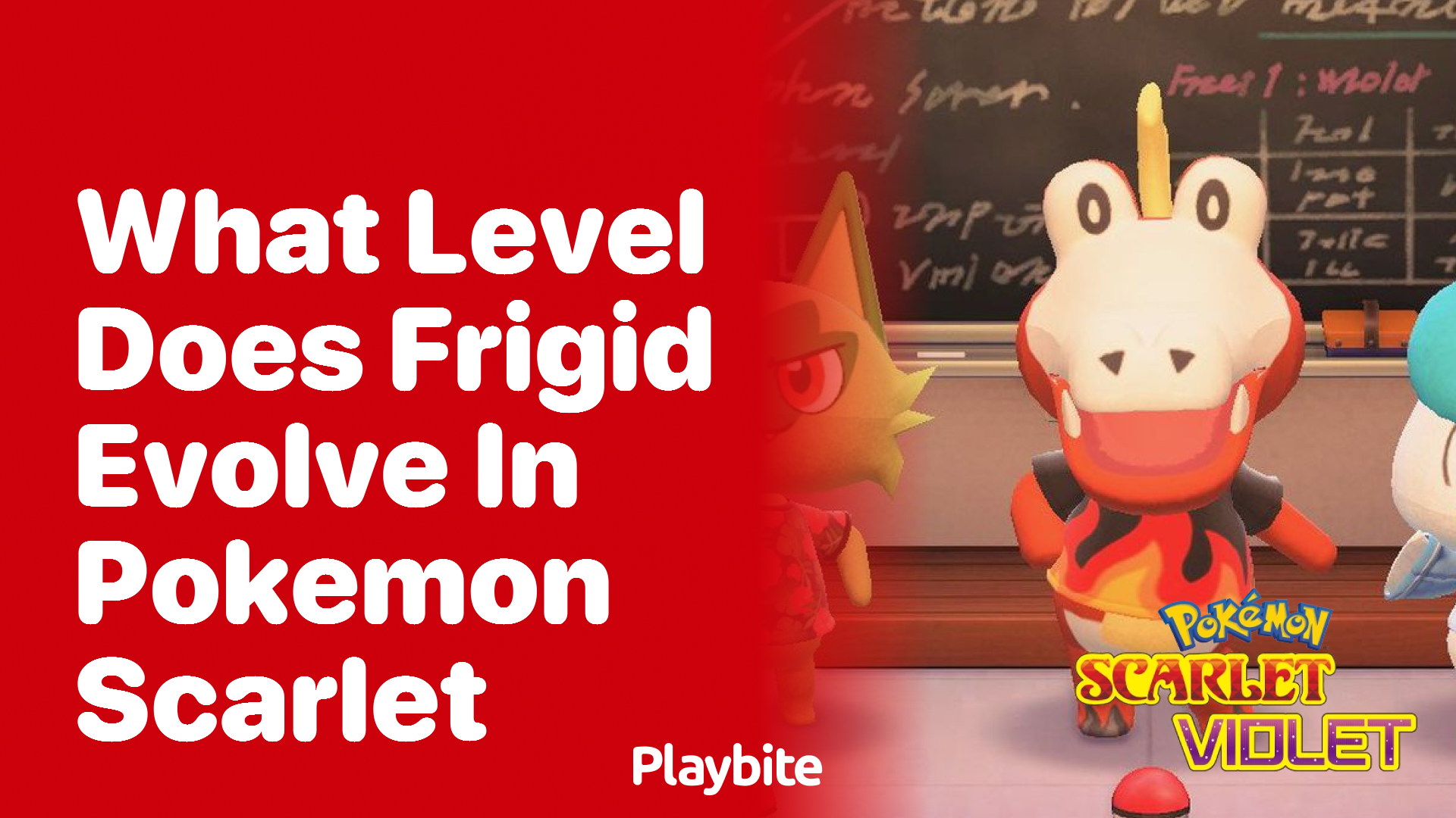 What level does Frigid evolve in Pokemon Scarlet?