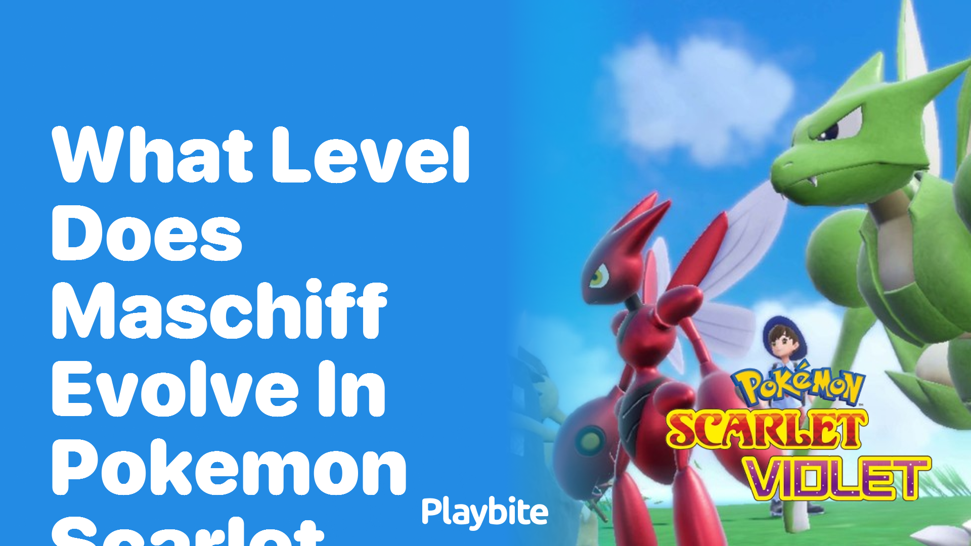 What Level Does Maschiff Evolve in Pokemon Scarlet?