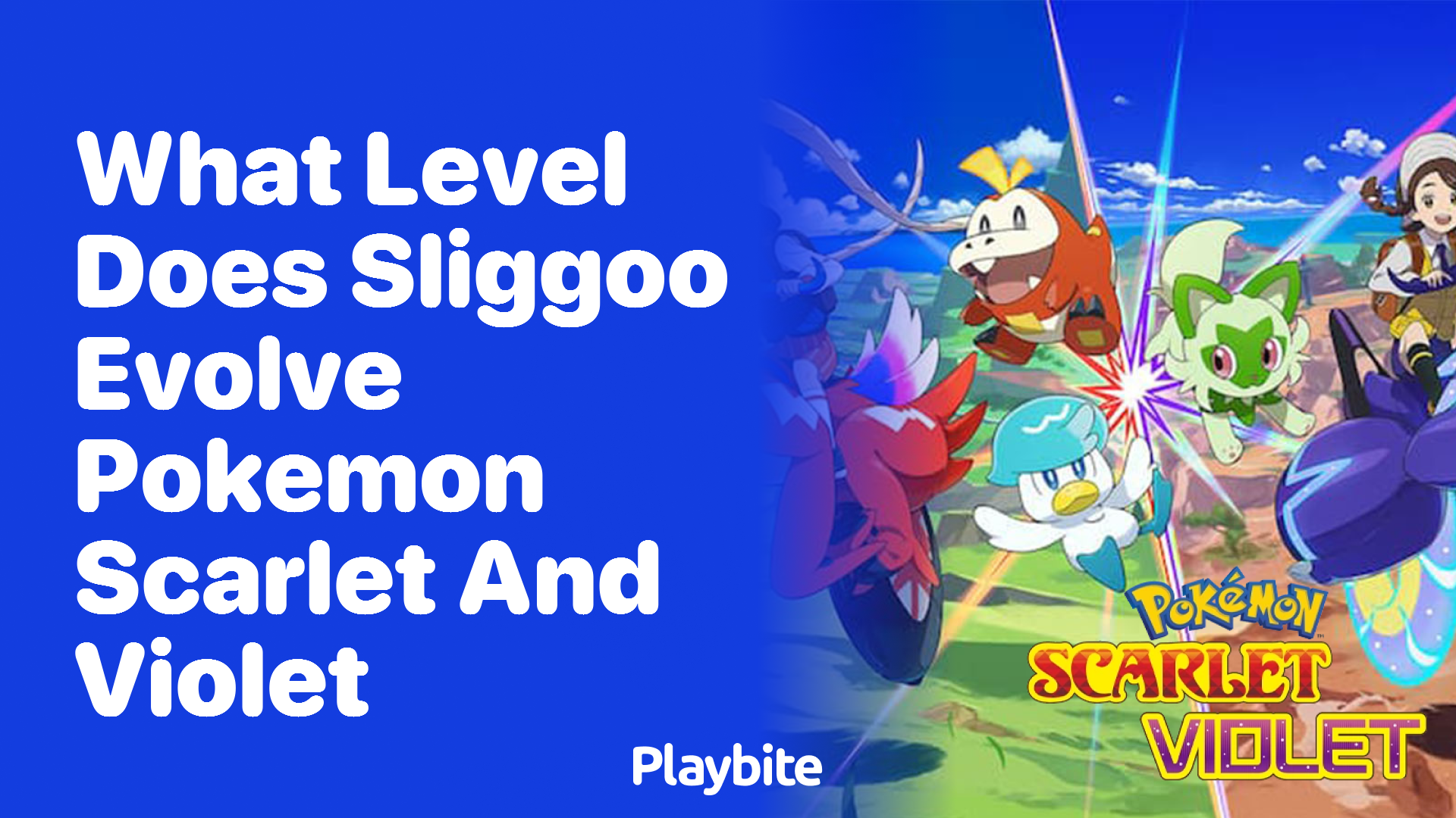 What level does Sliggoo evolve in Pokemon Scarlet and Violet?