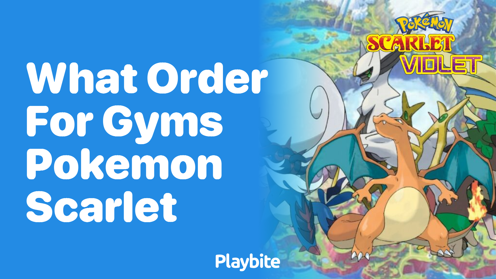 What order should you tackle the Gyms in Pokémon Scarlet?