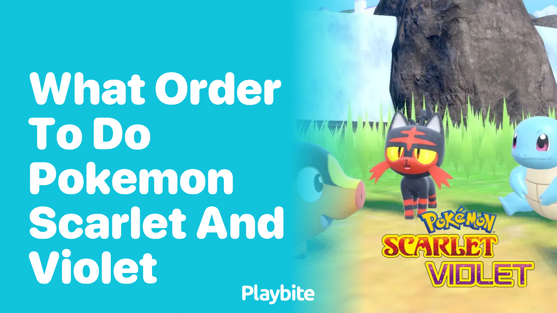 What Order to Play Pokémon Scarlet and Violet?