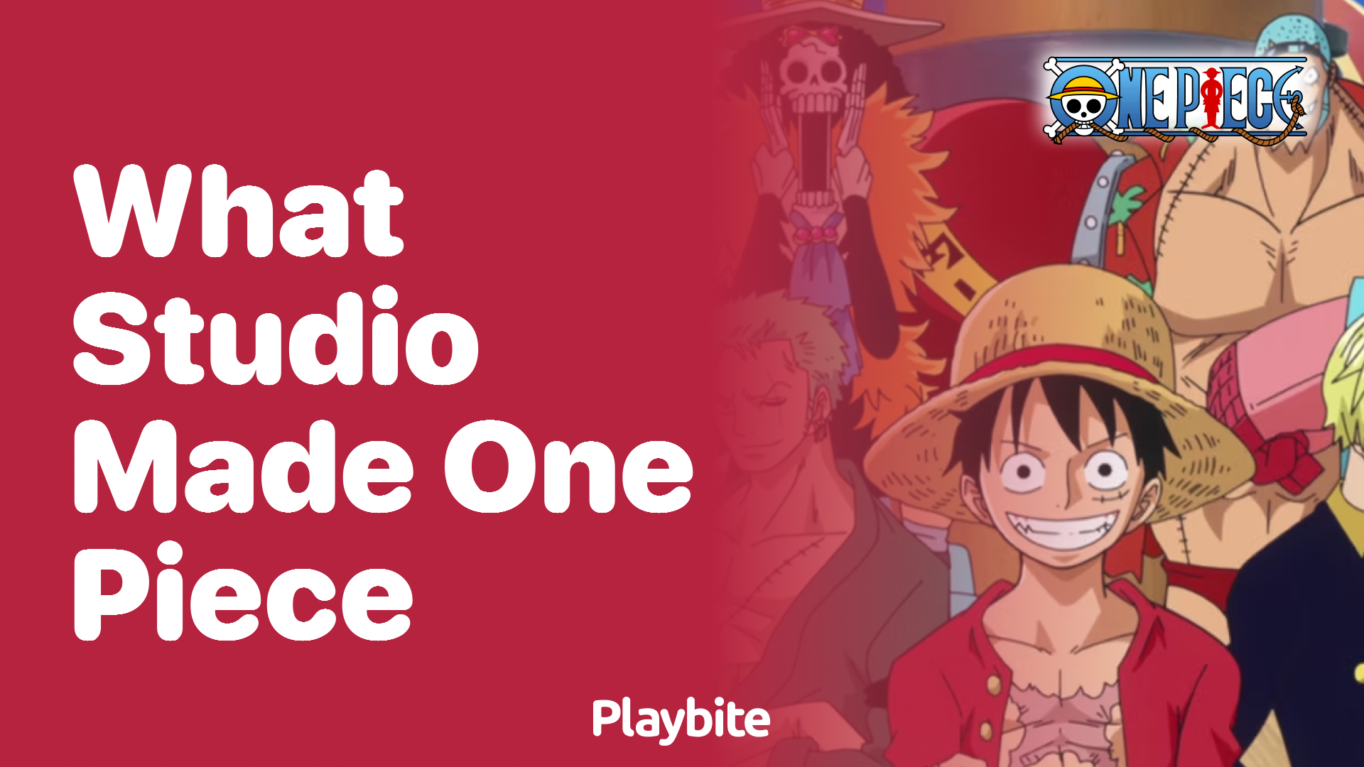 What Studio Made One Piece? Unveiling the Creators Behind the Epic Anime -  Playbite