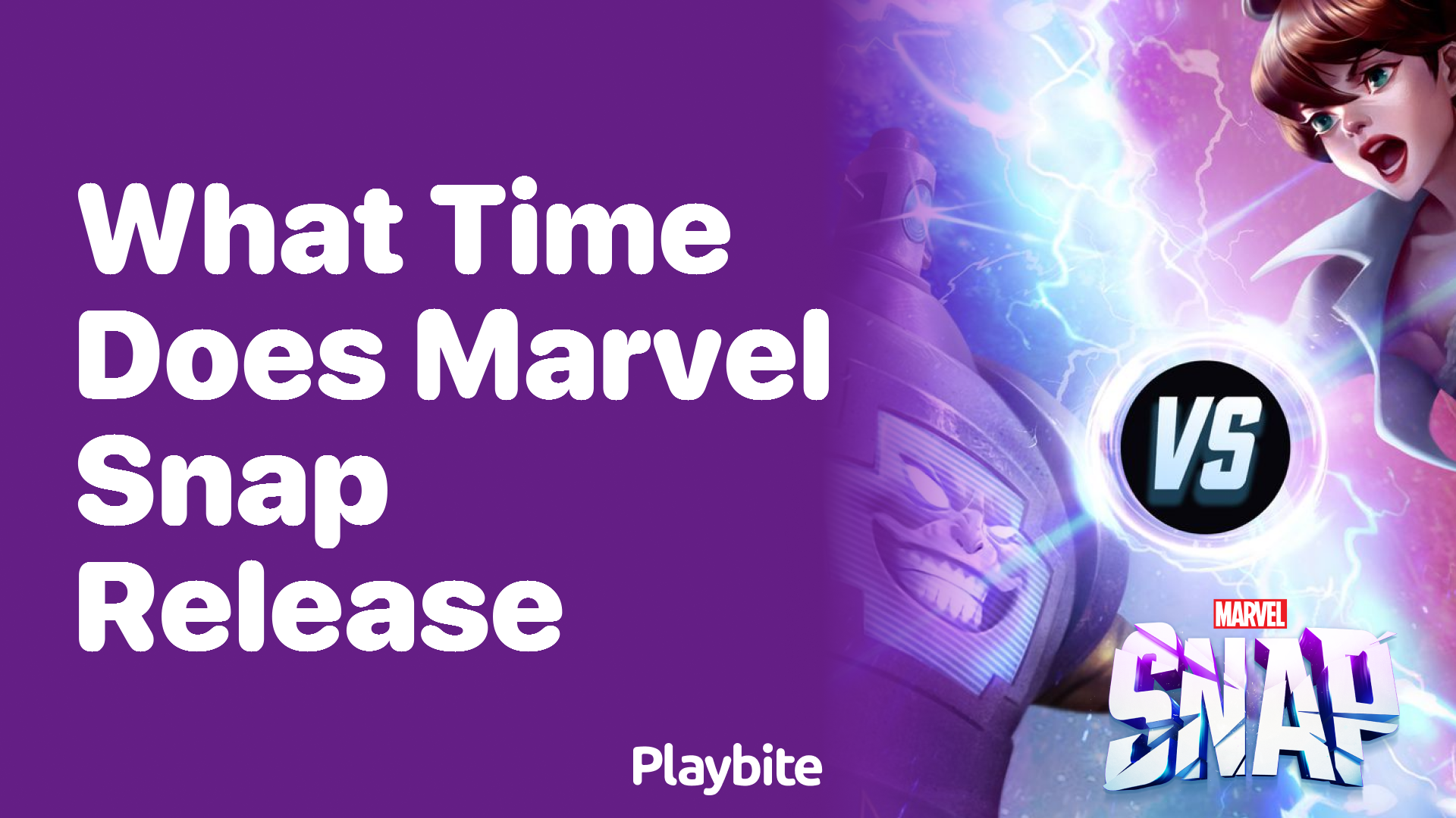 What time does Marvel Snap release?