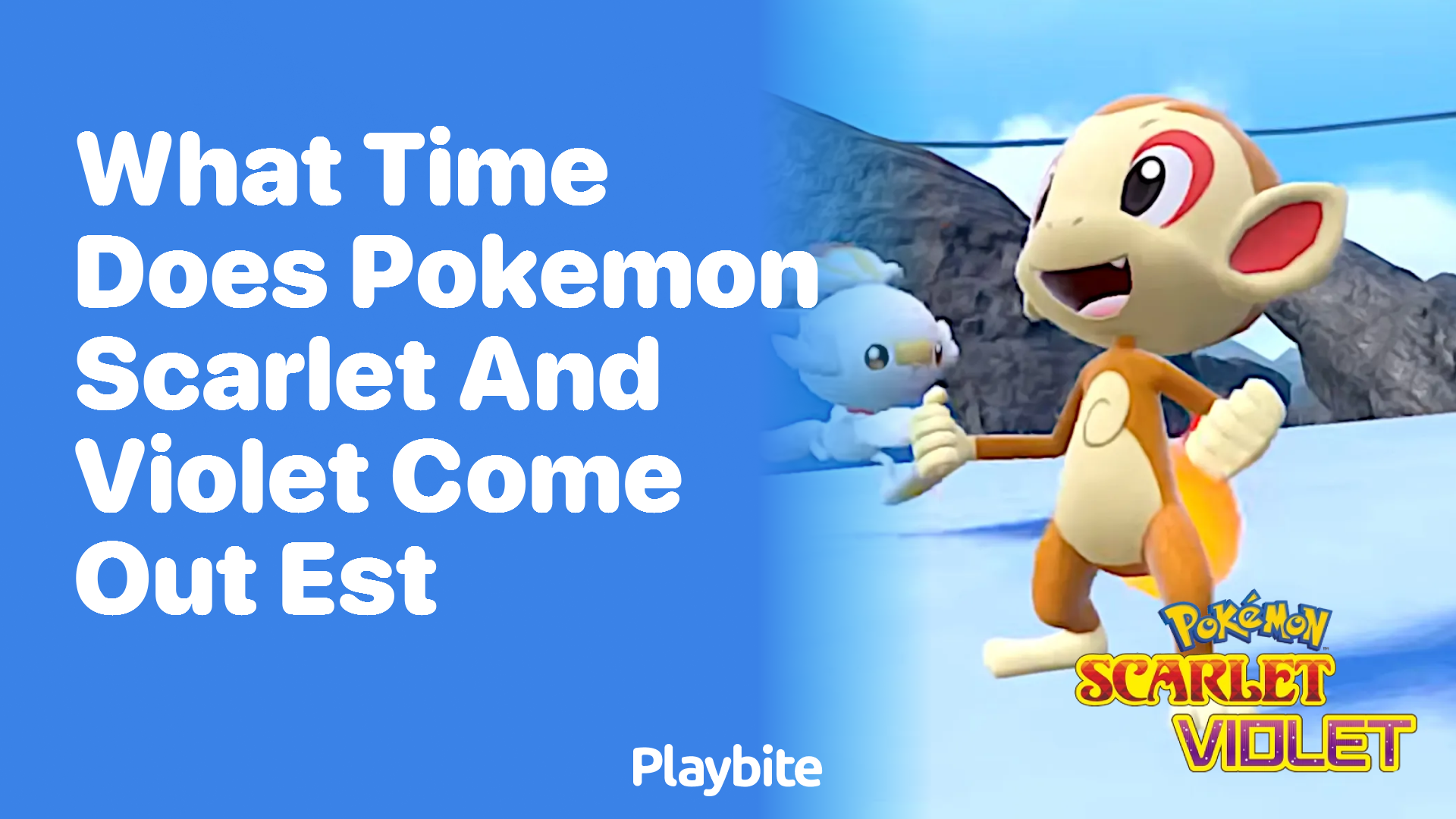 What time does Pokemon Scarlet and Violet come out EST?