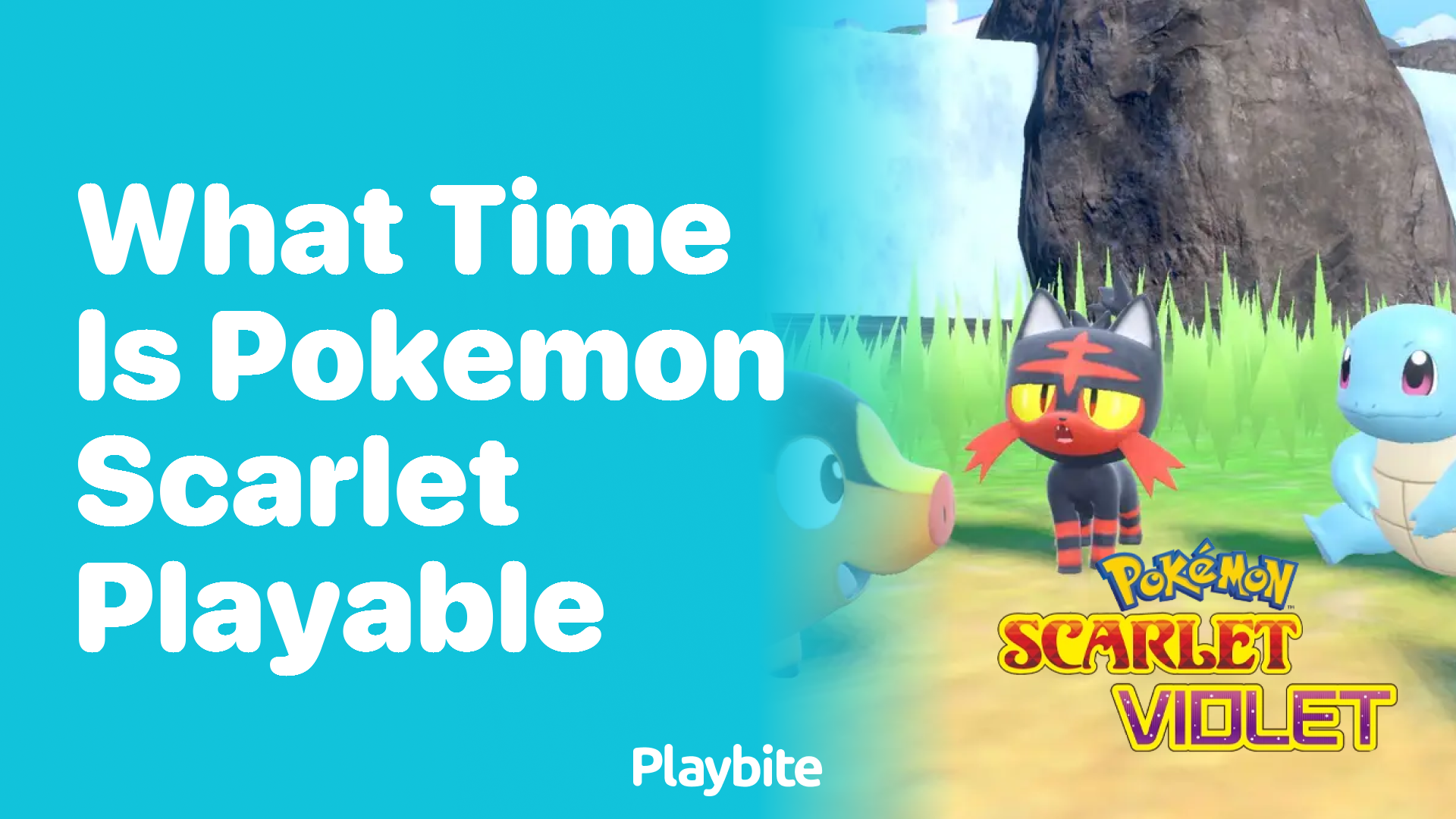 What time is Pokemon Scarlet playable?