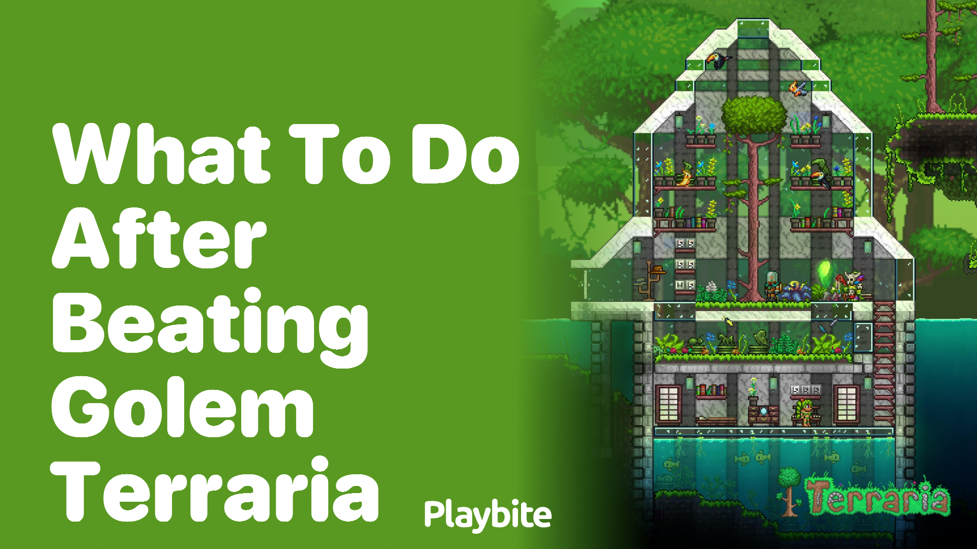 What to Do After Beating the Golem in Terraria