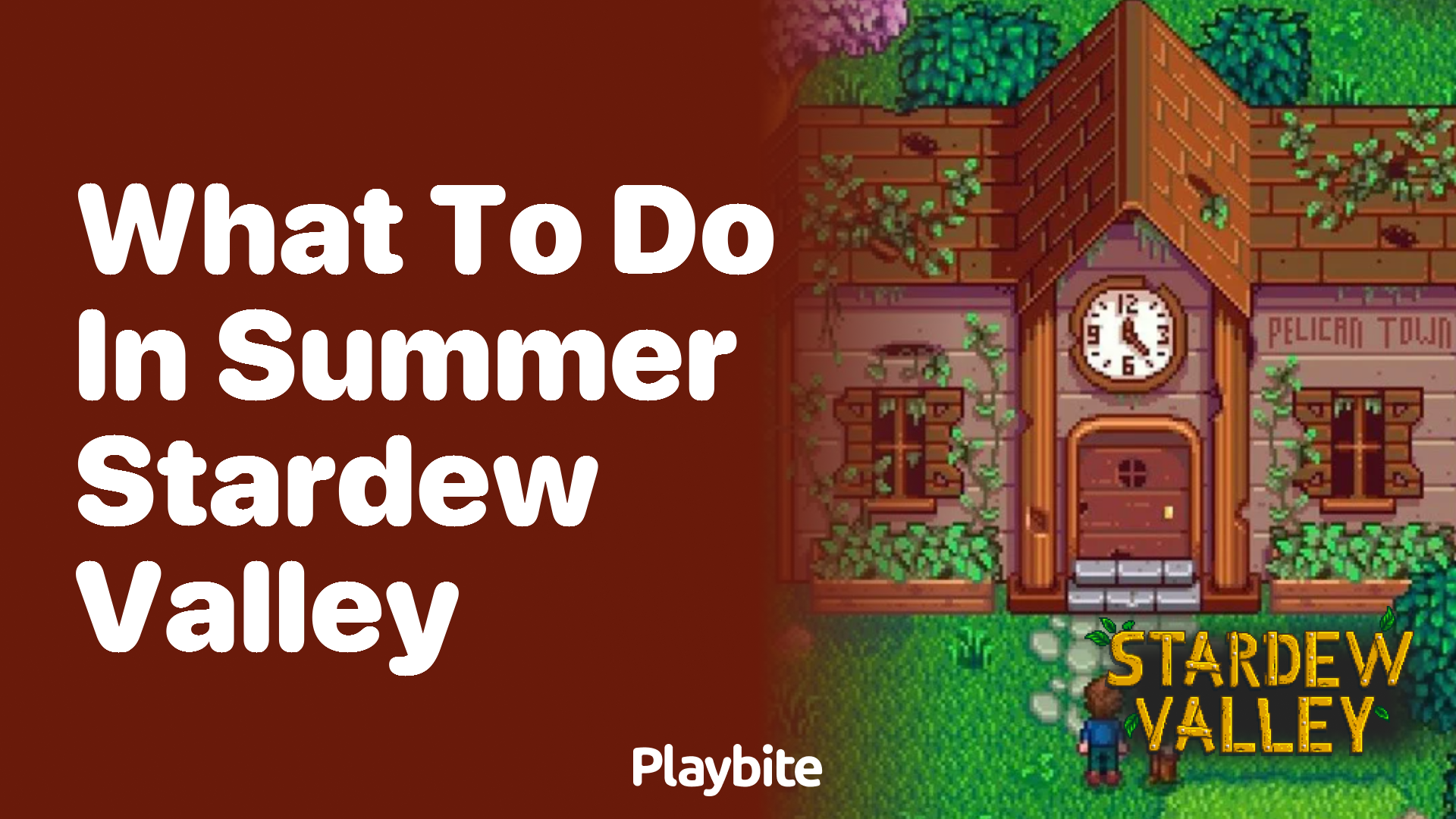 What to Do in Summer in Stardew Valley