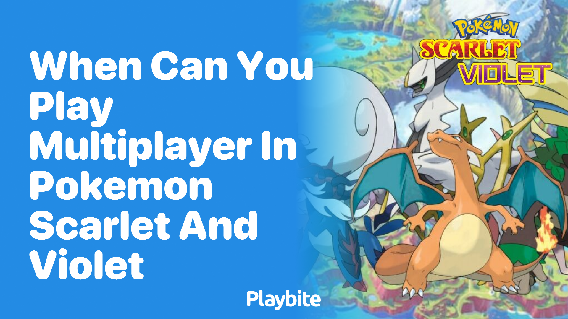 When Can You Play Multiplayer in Pokemon Scarlet and Violet?