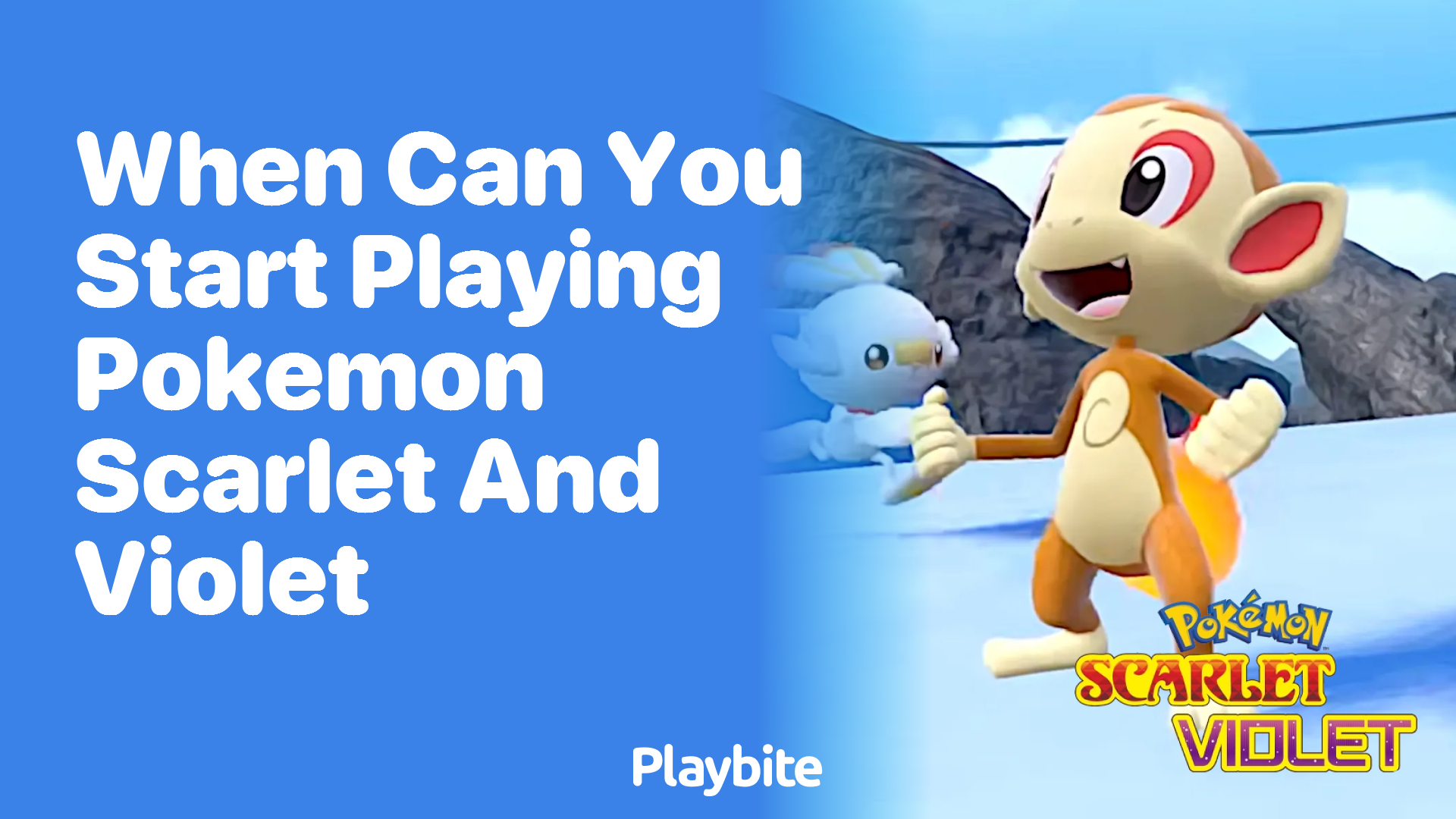 When can you start playing Pokemon Scarlet and Violet?