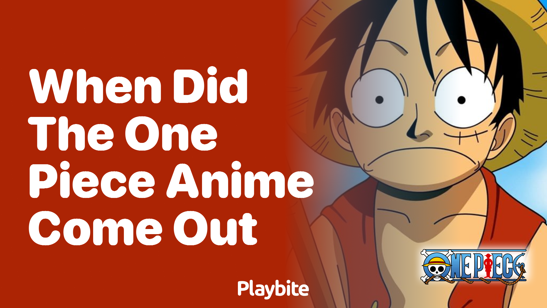 When Did The One Piece Anime First Air? - Playbite