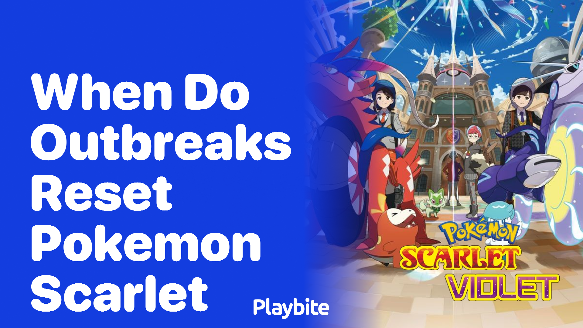 When do Outbreaks Reset in Pokemon Scarlet?